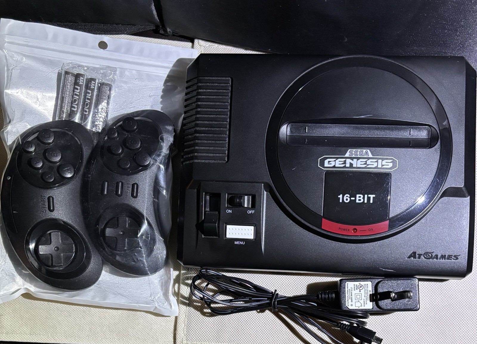 Sega Genesis HD Flashback , Controllers & 85 Built-in Games TESTED Working
