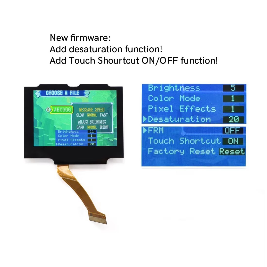 Gameboy Advance SP V5 Laminated Backlight IPS LCD Kit For GBA SP Custom Shell