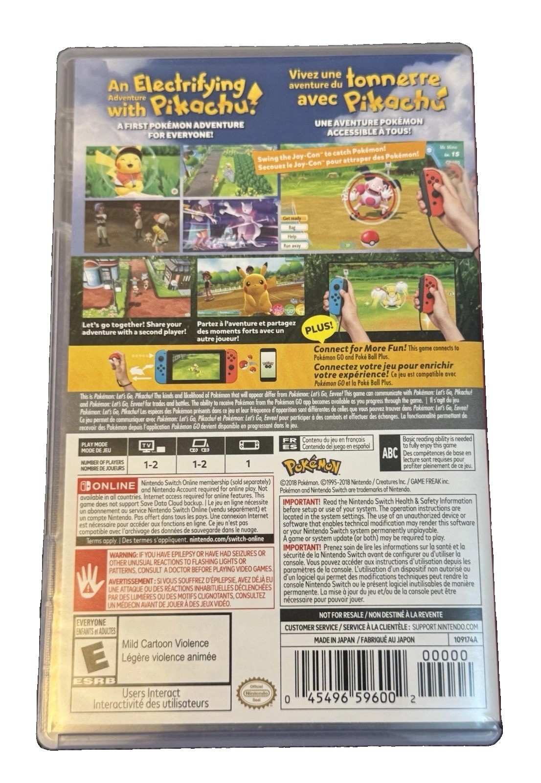 Nintendo Pokémon: Poke Ball Plus Controller & Let’s Go,Pikachu! (Pre-owned)