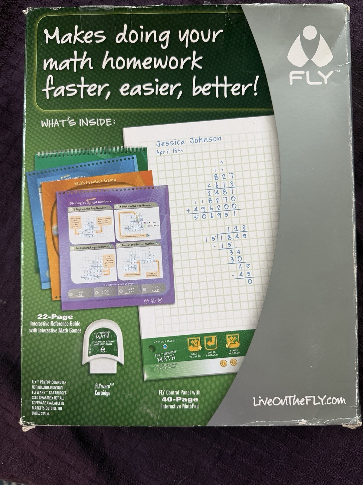 FLY Through Math: Grades 4-6 Flyware Multiplication/Div computer not included