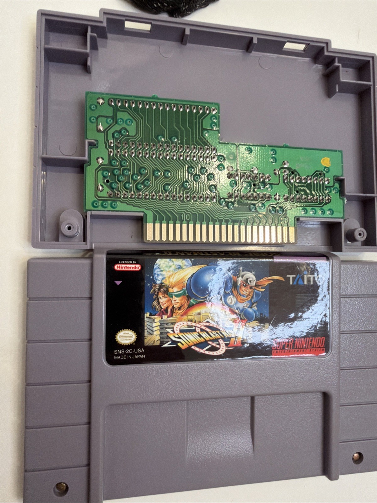 Sonic Blast Man II 2 Super Nintendo Game SNES Authentic +Collector Case Minty
