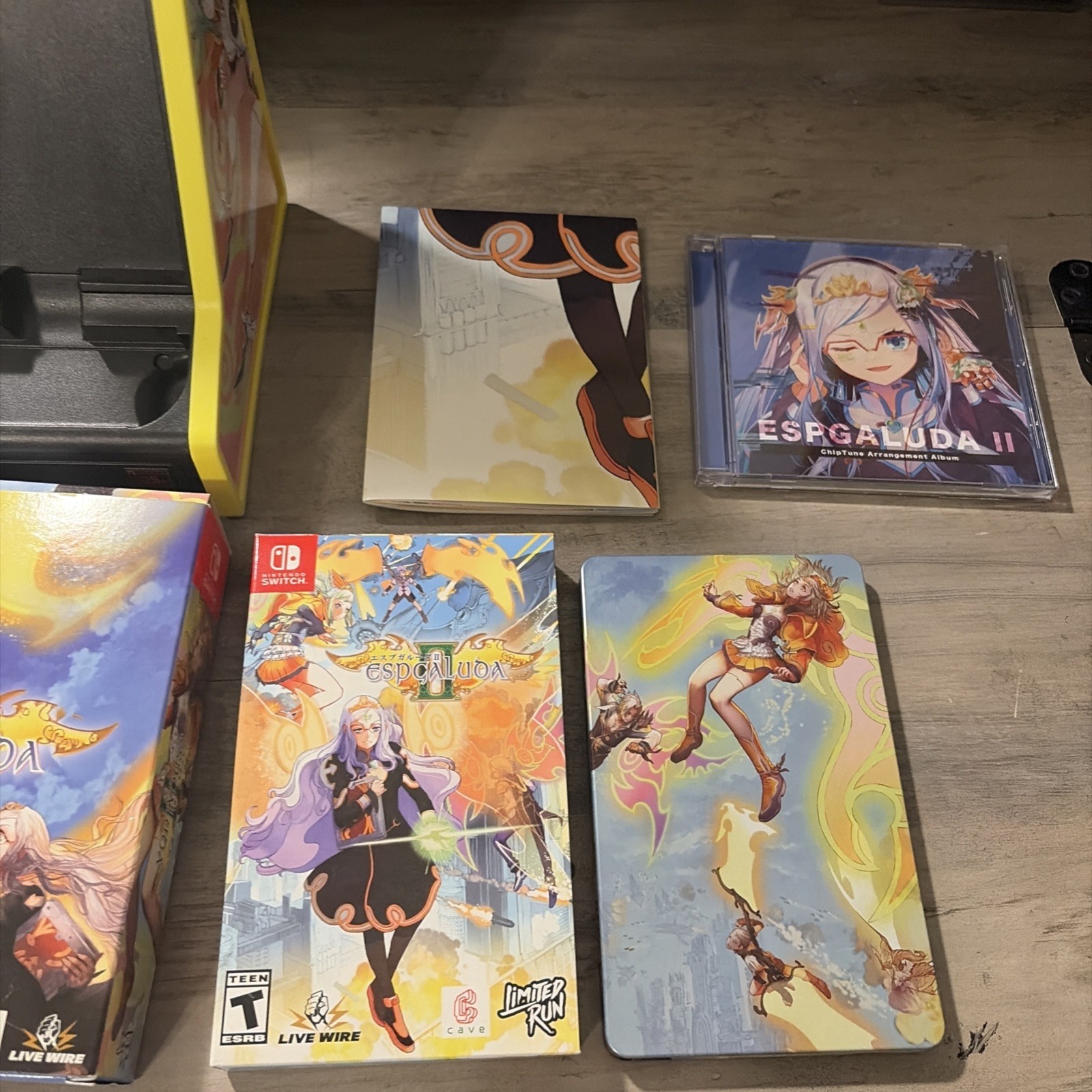 Espgaluda II Steelbook Edition w/ Mini Arcade Switch LTR #155 NO GAME