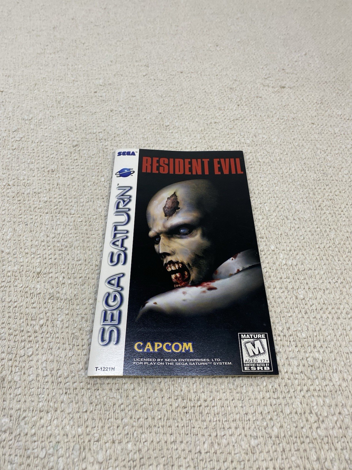 Resident Evil (Sega Saturn, 1997) CIB Complete W/ Manual & Registration Card