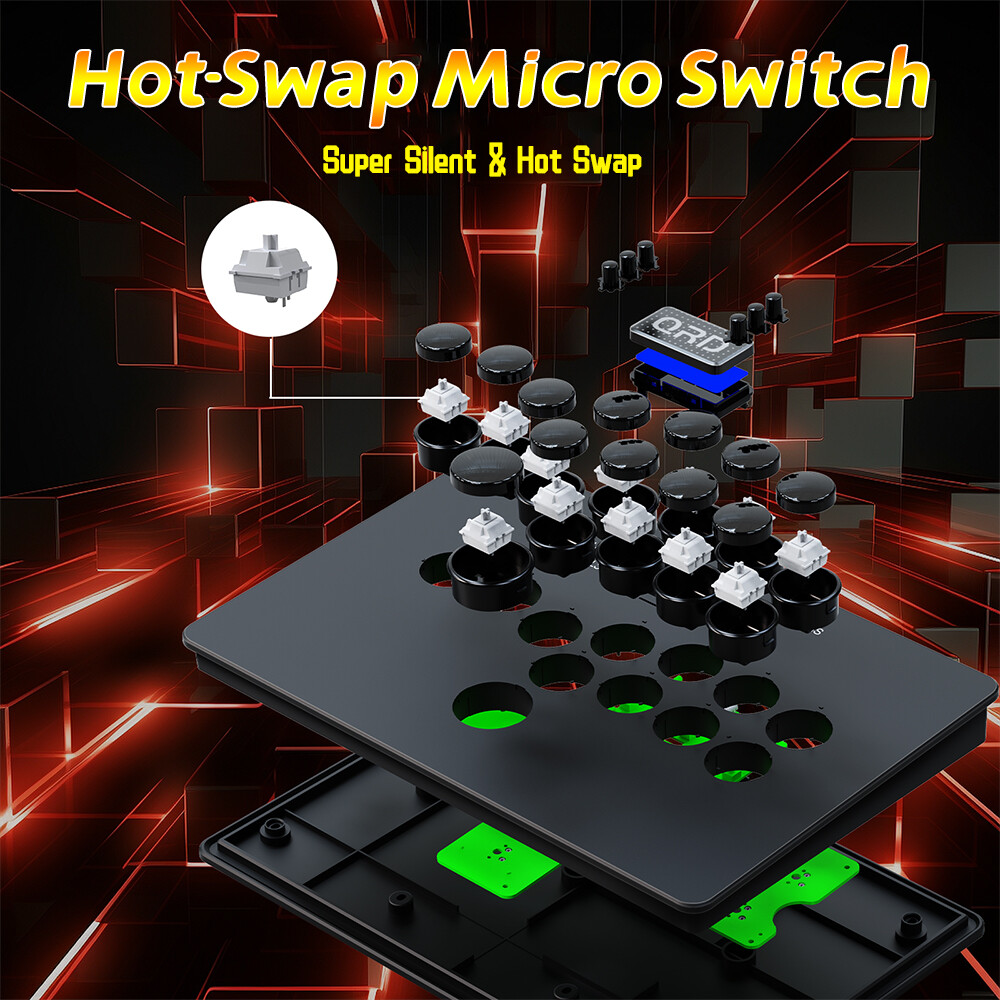 QRD S3 Leverless Controller & Converter f PS5 PS4 PS3 PC Switch OLED IOS Android