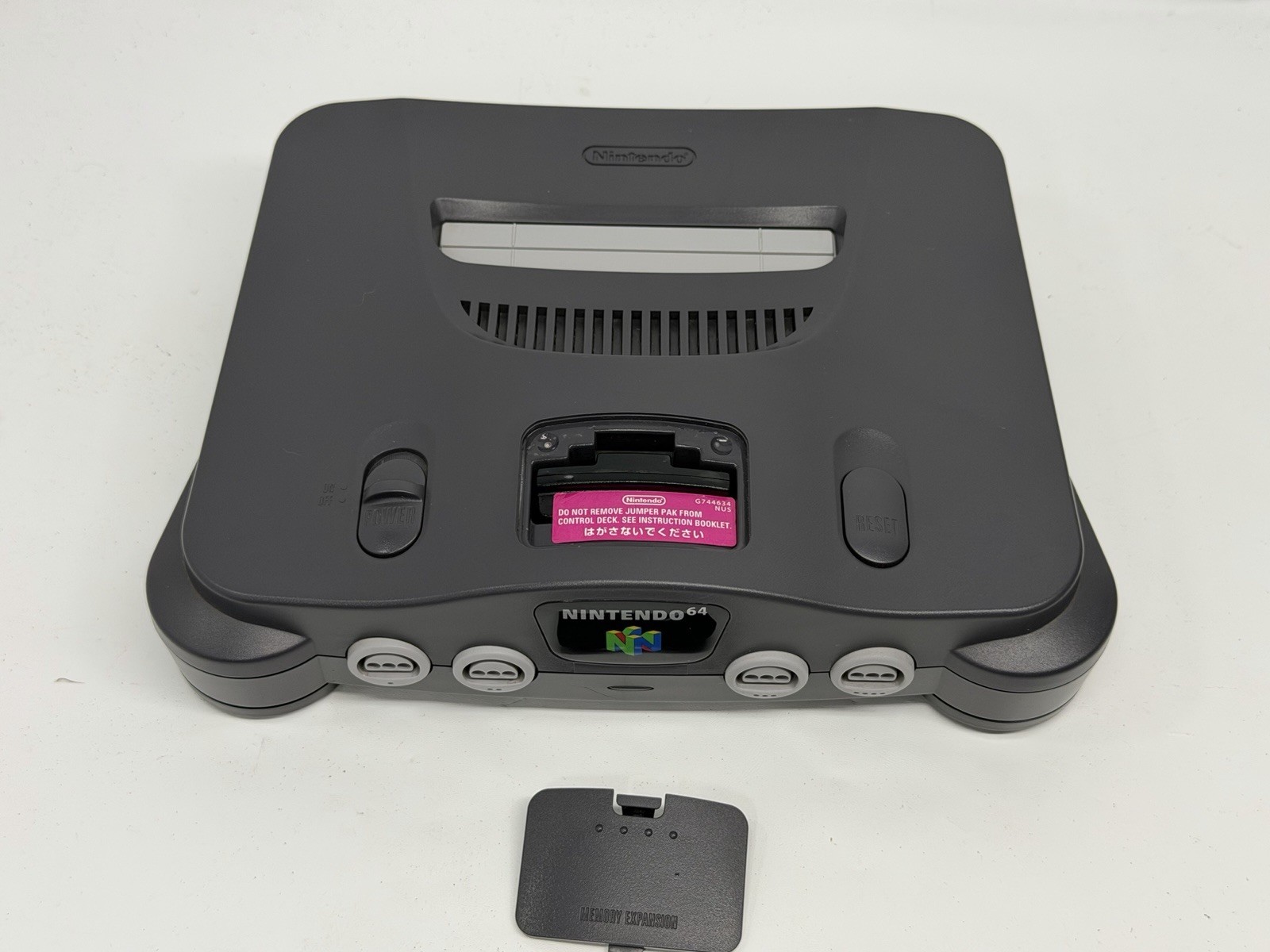 Authentic Nintendo 64 Console Gray Clean, Tested & Fully Functional Region Free