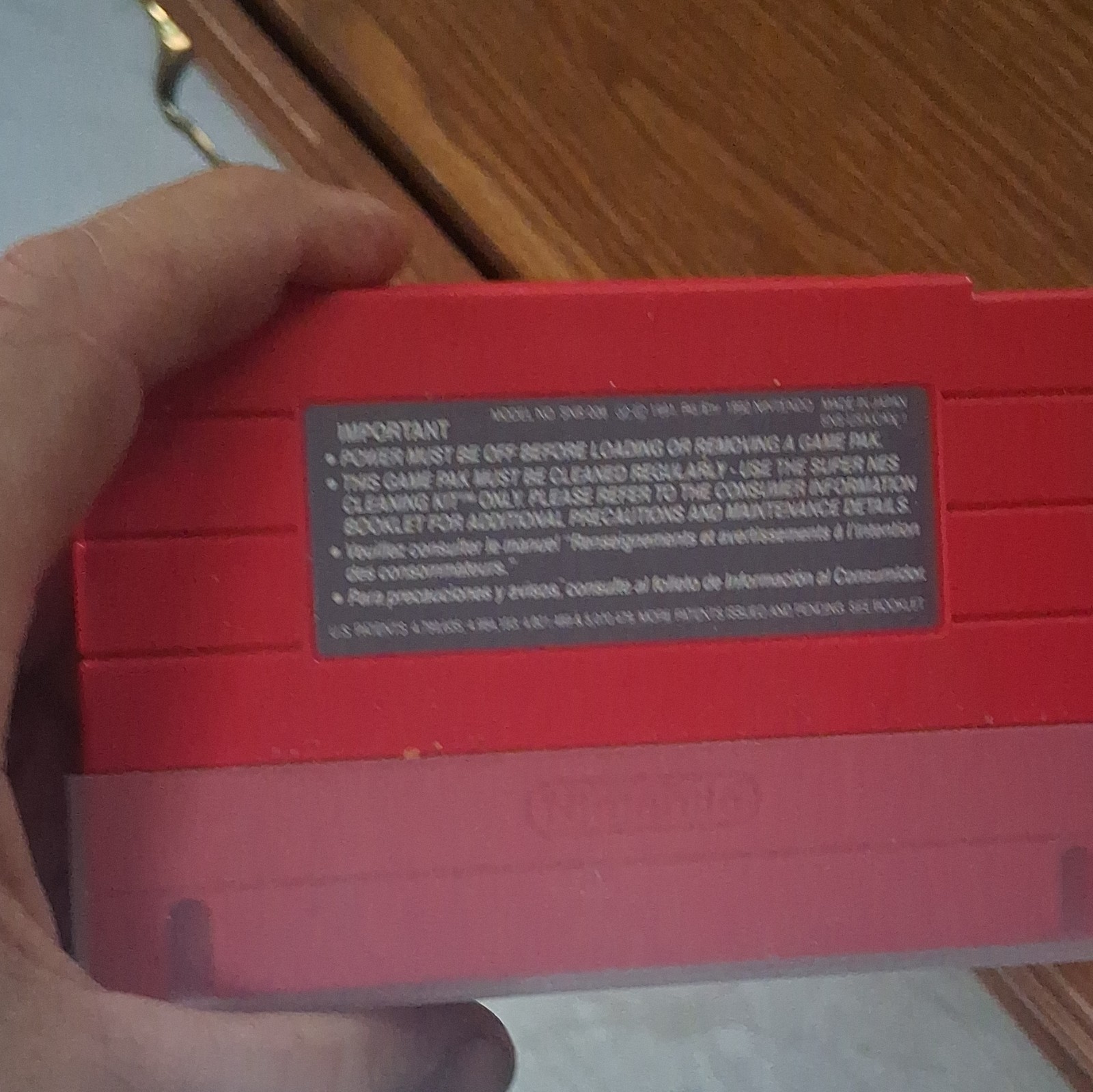 Doom Williams Nintendo SNES Red Cartridge Game, Doom Series, M – Mature