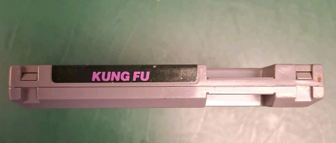 NES Kung Fu Nintendo Entertainment System Authentic 1985 Tested Cleaned Pins