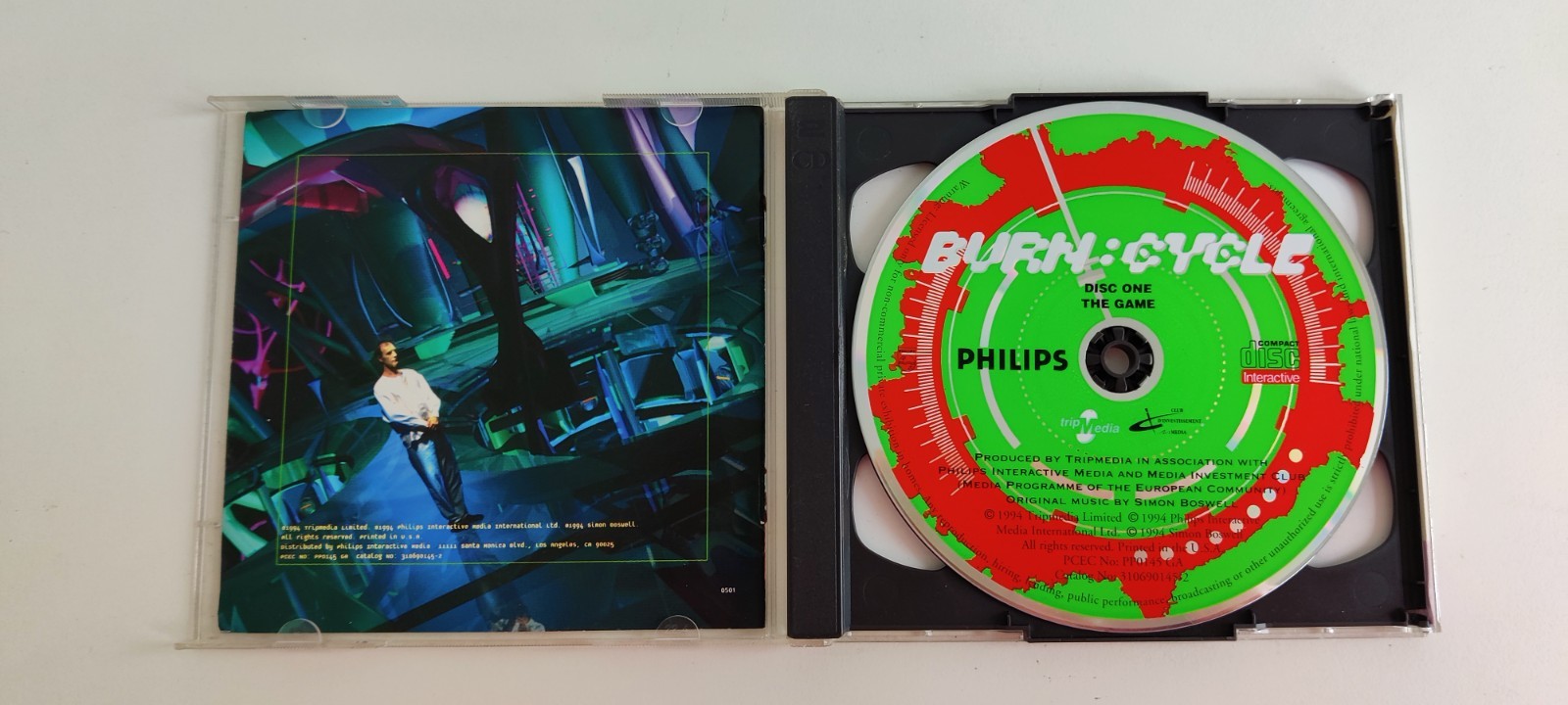 Burn Cycle Mission Briefing Philips CDI Cd-i Video Game Original RegionFree
