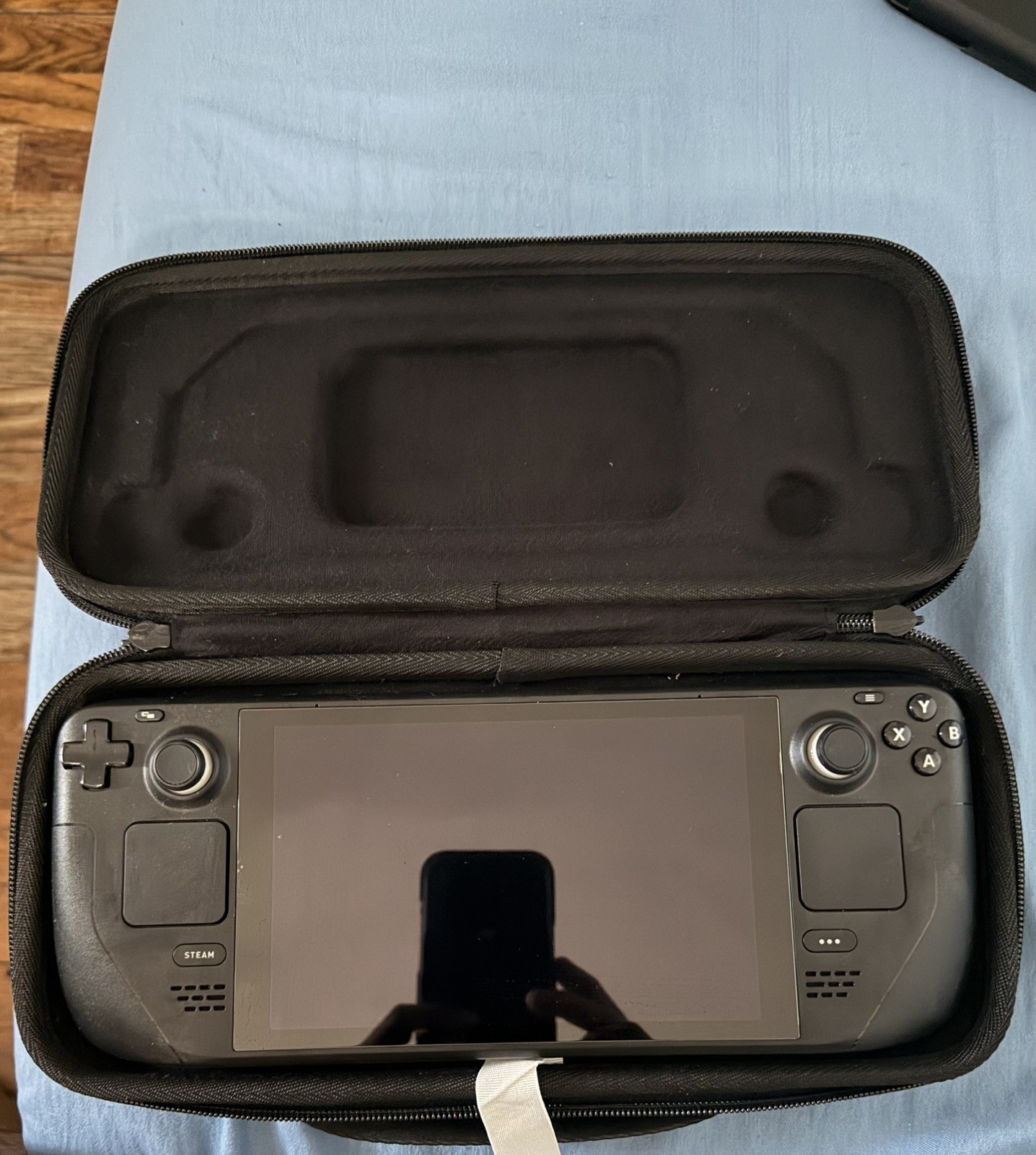 Steam Deck LCD 256GB Handheld Console with Charger + case