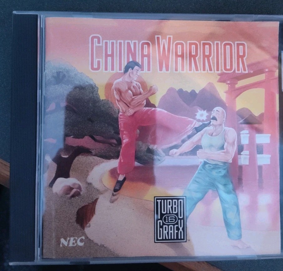 China Warrior (Turbo Grafx 16 tg16) Complete in Case Turbografx