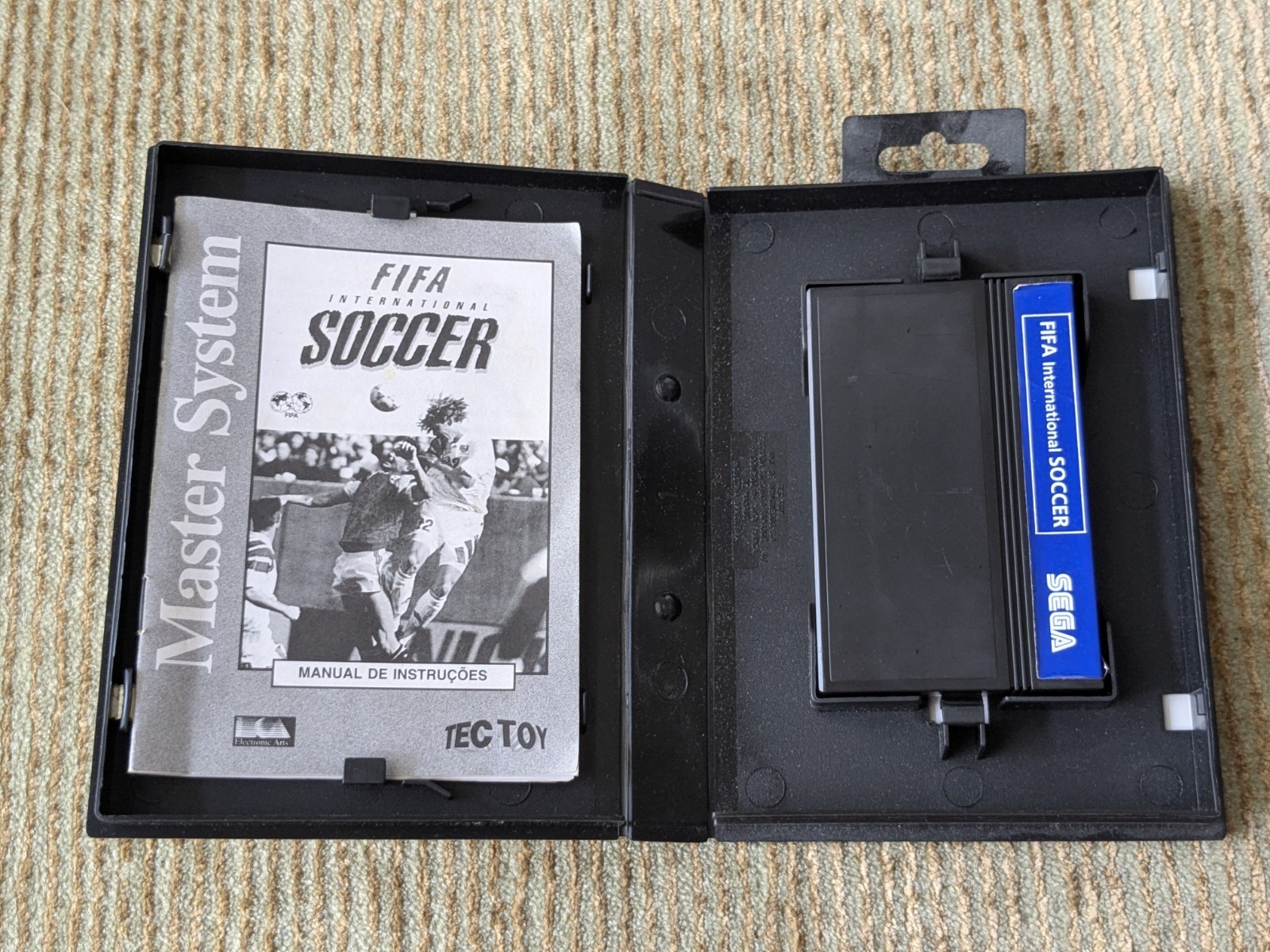FIFA International Soccer Sega Master System Brazil Tec Toy Complete US SELLER
