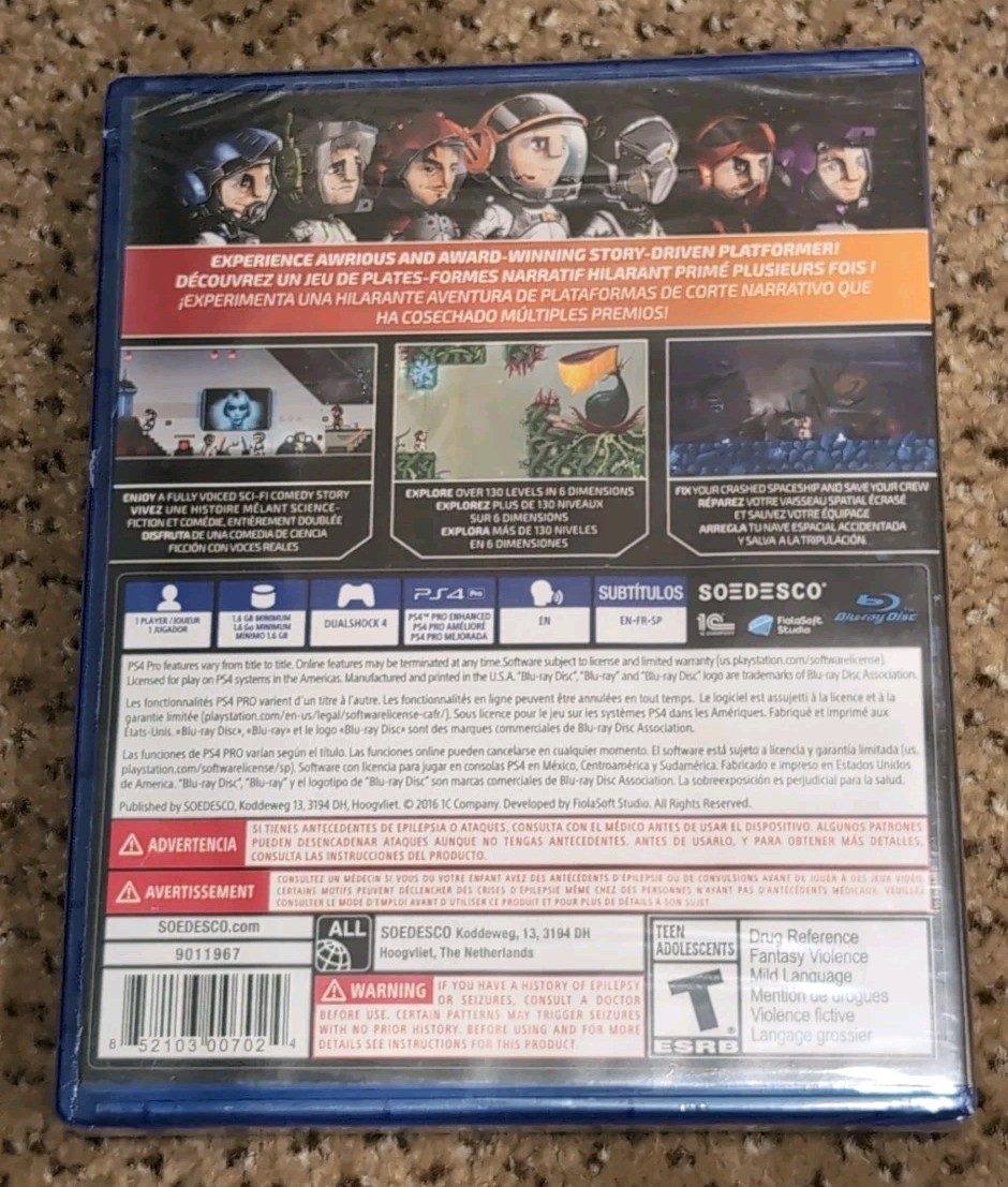 Blackhole: Complete Edition (Sony PlayStation 4, 2016) PS4 BRAND NEW SEALED