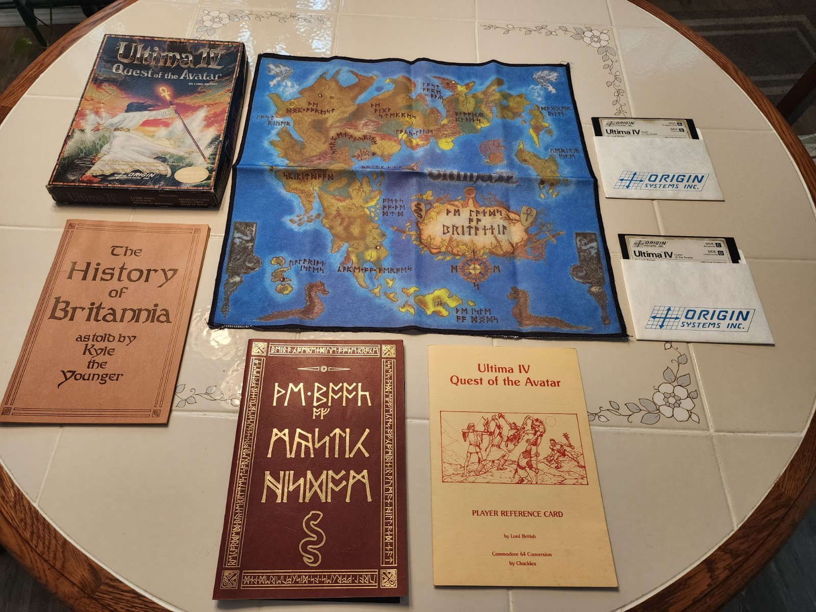 Ultima IV Quest Of The Avatar Commodore 64 CIB Origin Systems Inc 1985