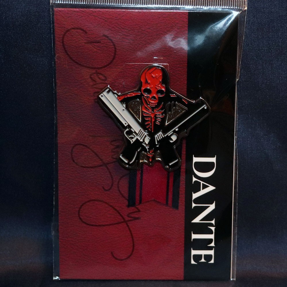 Devil May Cry 5 Dante Emblem Brooch Capcom Store Limited Edition DMC Pin Badge