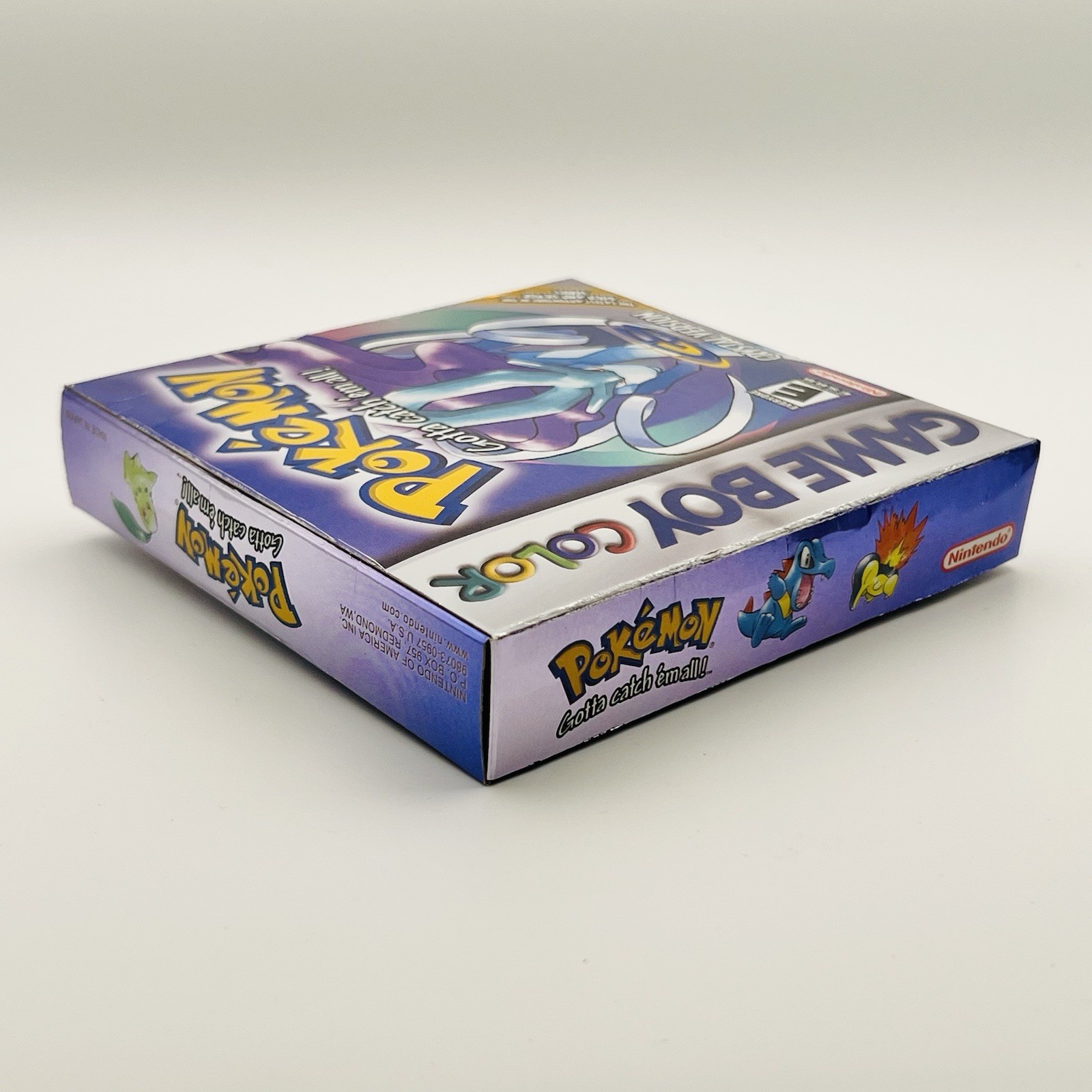 Pokemon Crystal Version (Misprint) CIB Complete in Box Game Boy Color Authentic