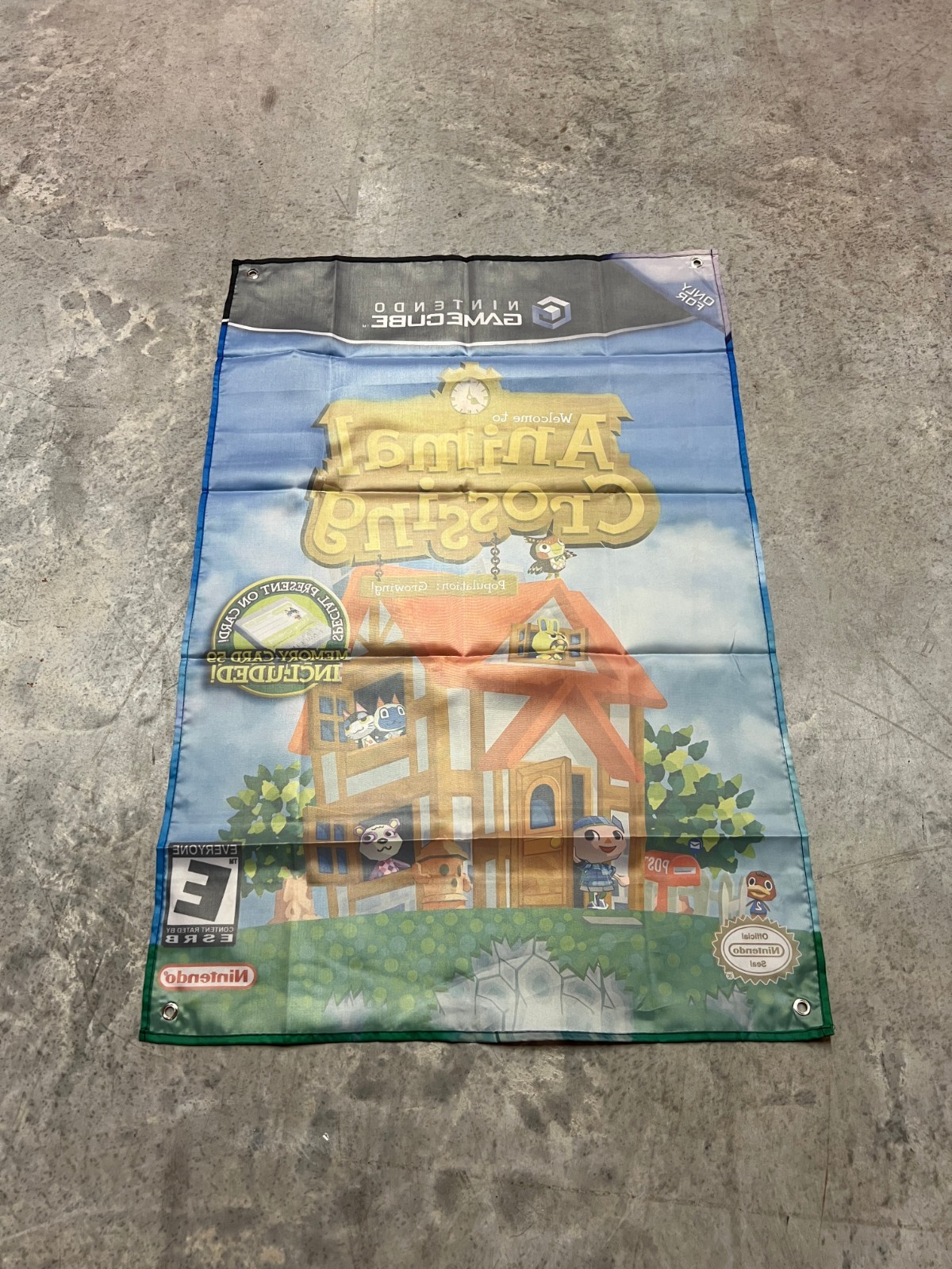 Animal Crossing Wall Flag Banner Tapestry 2 x 3 Ft, Gamecube