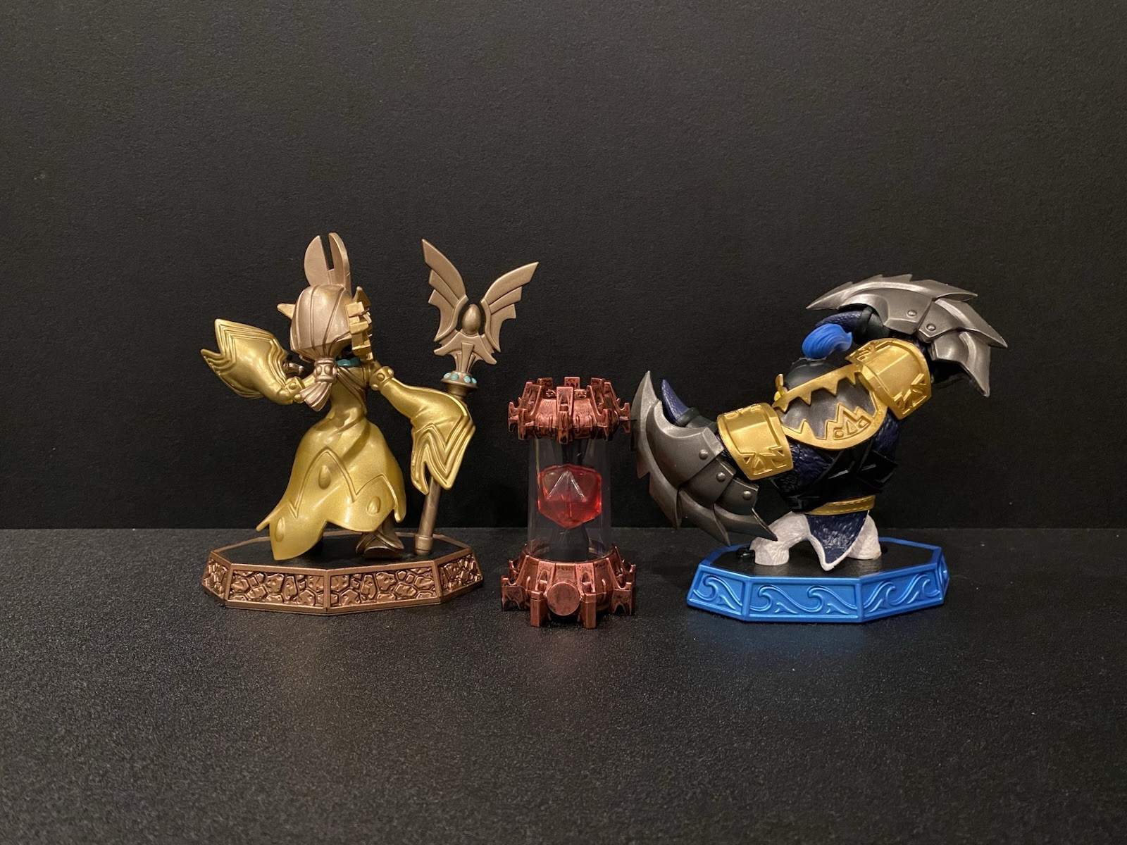 Skylanders King Pen Golden Queen Fire Reactor Creation Crystal Lot of 3 Figures