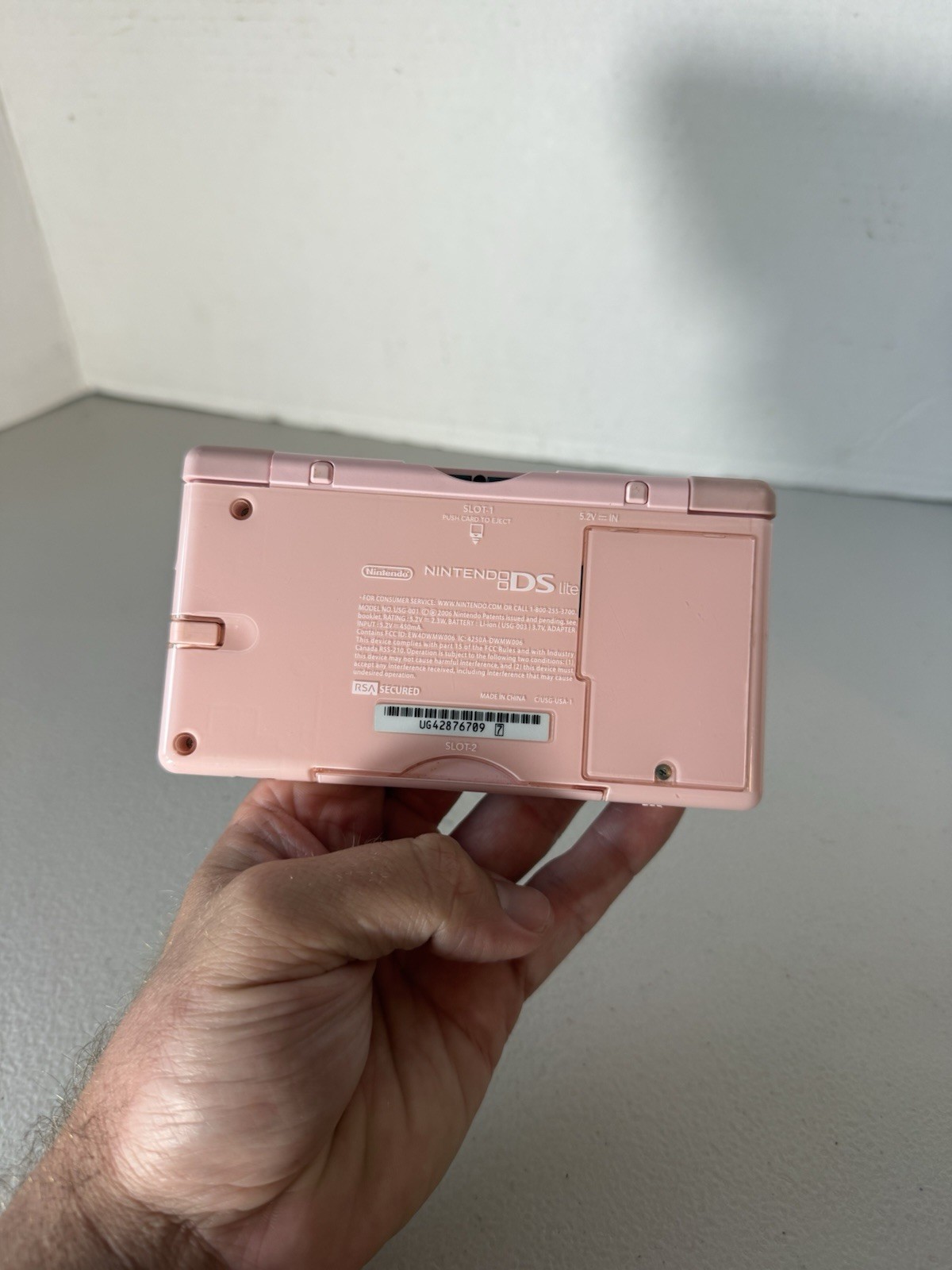 Nintendo DS Lite System Portable Gaming Console – Coral Pink NO CHARGER