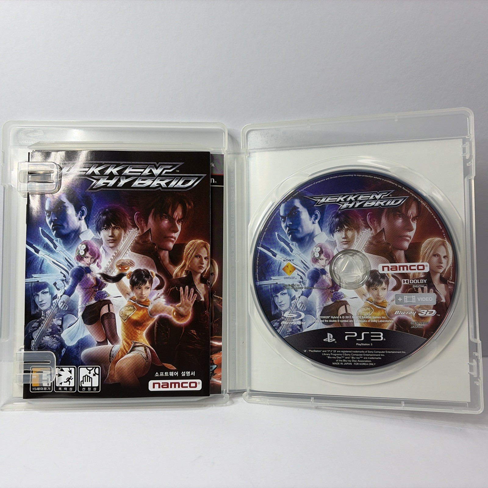 PS3 Tekken Hybrid Korea – PlayStation 3 Case/Disk Are Pristine Mint