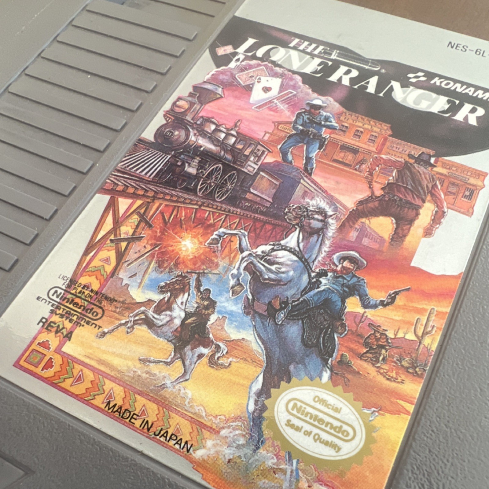 Konami The Lone Ranger Nintendo NES Game Cartridge NTSC-U/C (US/Canada)