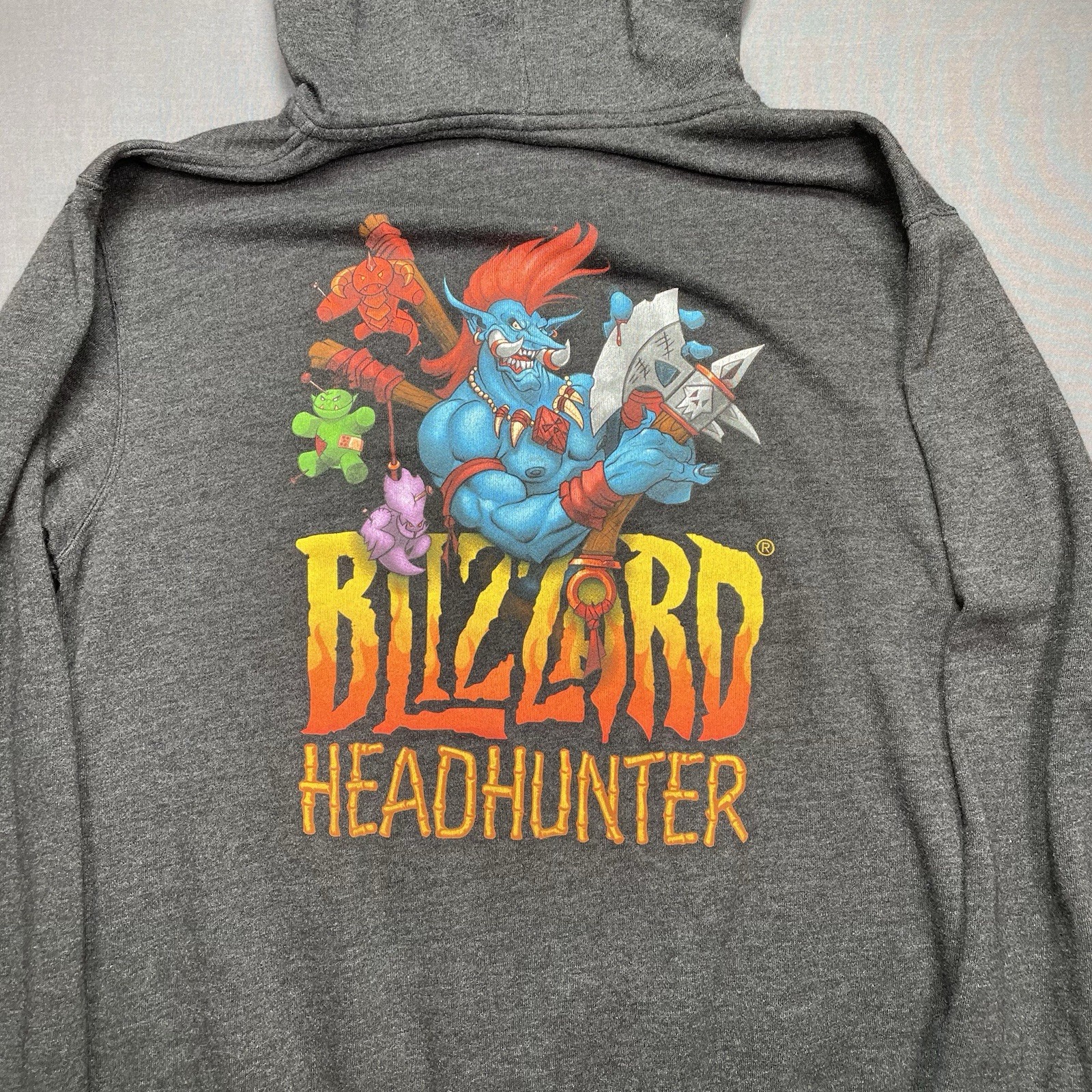 Blizzard Entertainment HEADHUNTER Employee Jacket Hoodie Sweater Mens Large RARE
