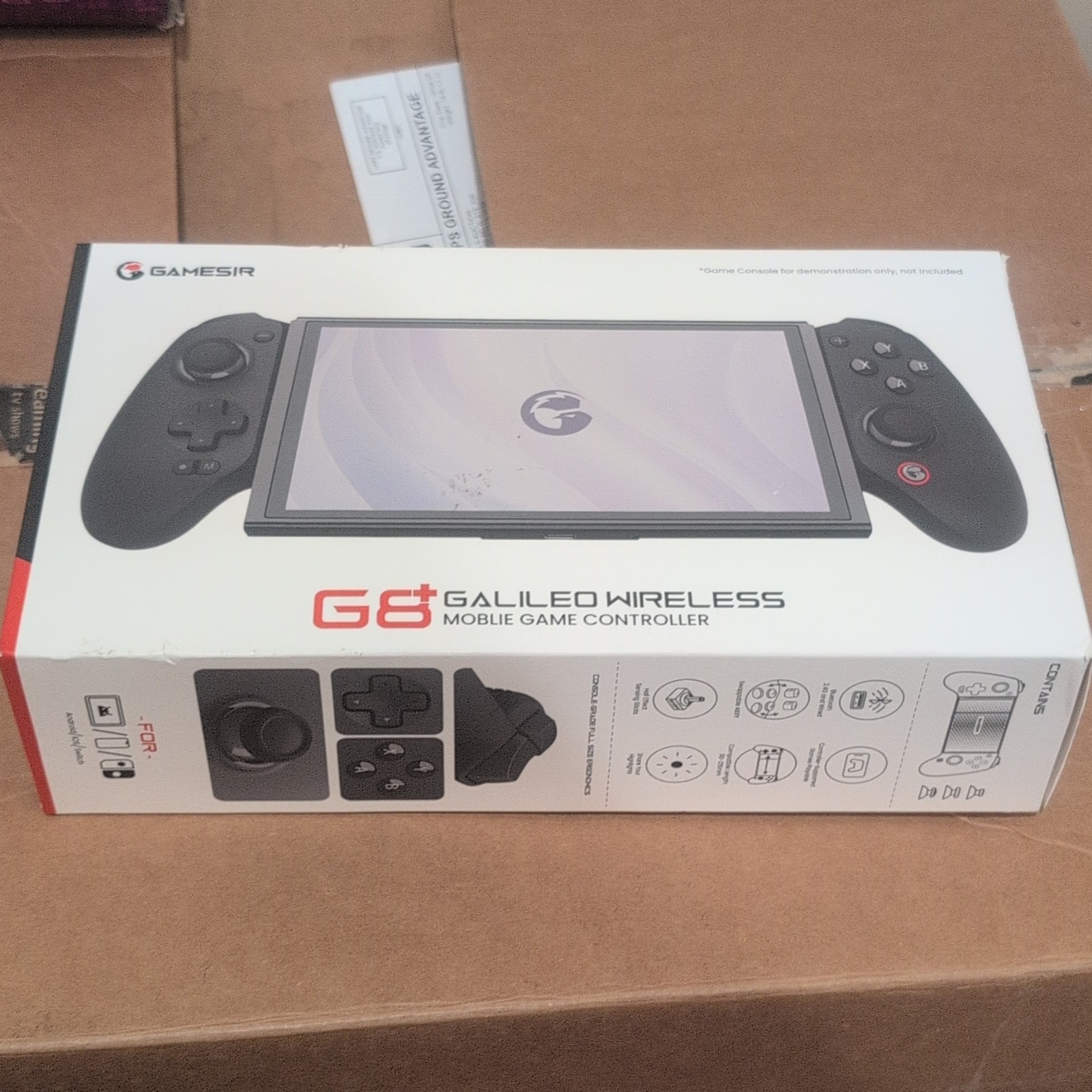 GameSir G8 Galileo Wireless Mobile Controller for Android iOS Smartphone, Black