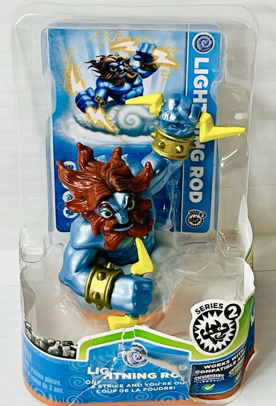 LIGHTNING ROD Skylanders Giants Series 2 – Figure & Card – No Outer Packaging