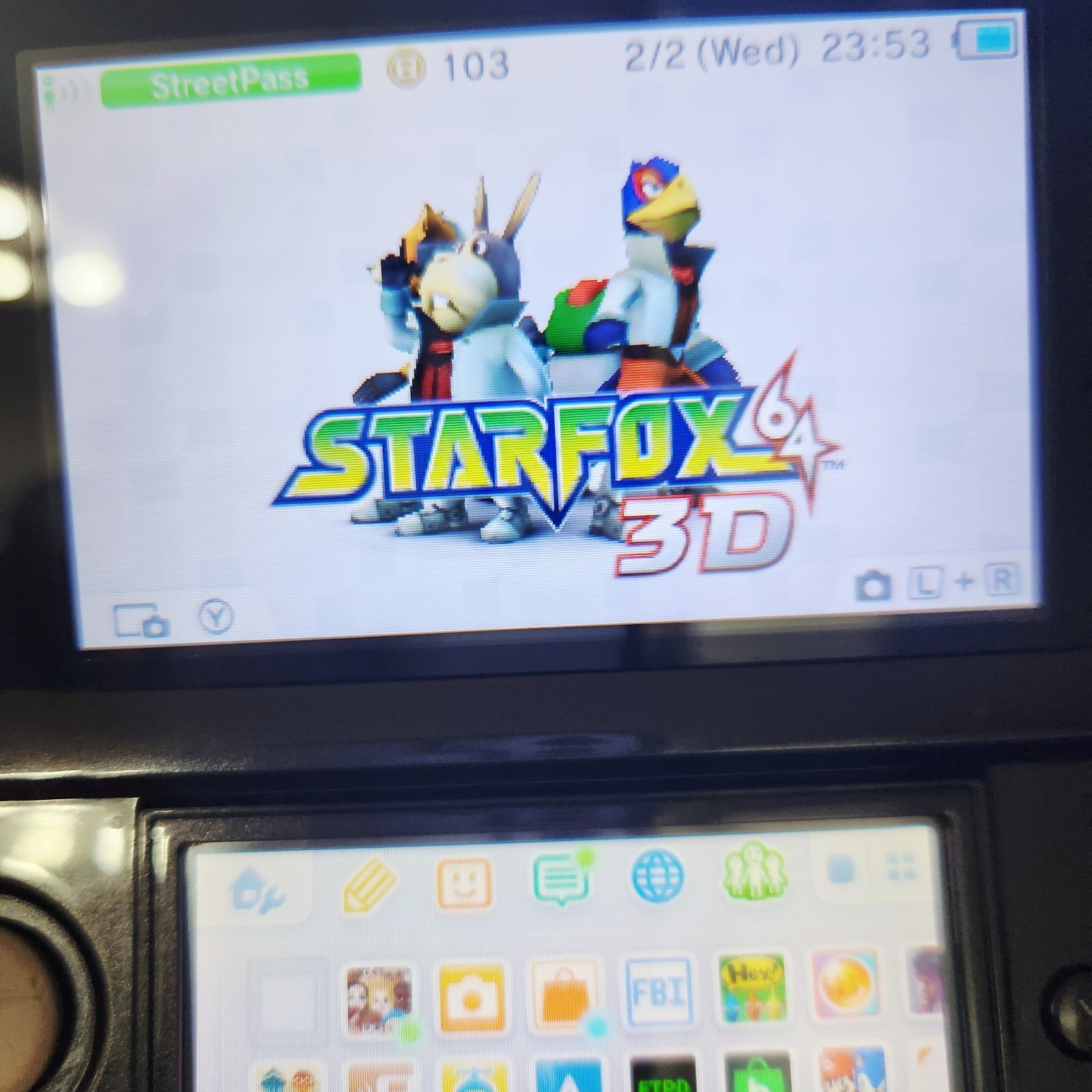 3DS Cosmo Black Handheld System CTR-001 W/GAMES – TESTED