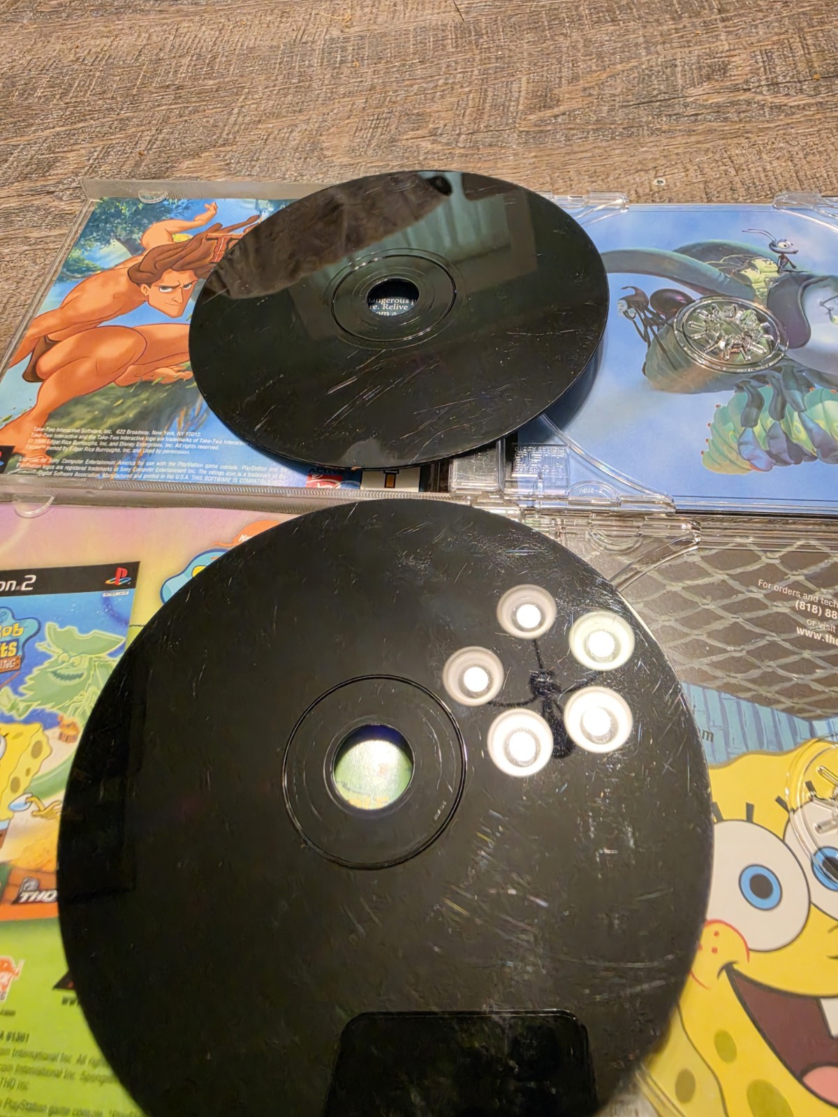A Bug’s Life – Spongebob-memory card Bundle Playstation(PS1) COMPLETE