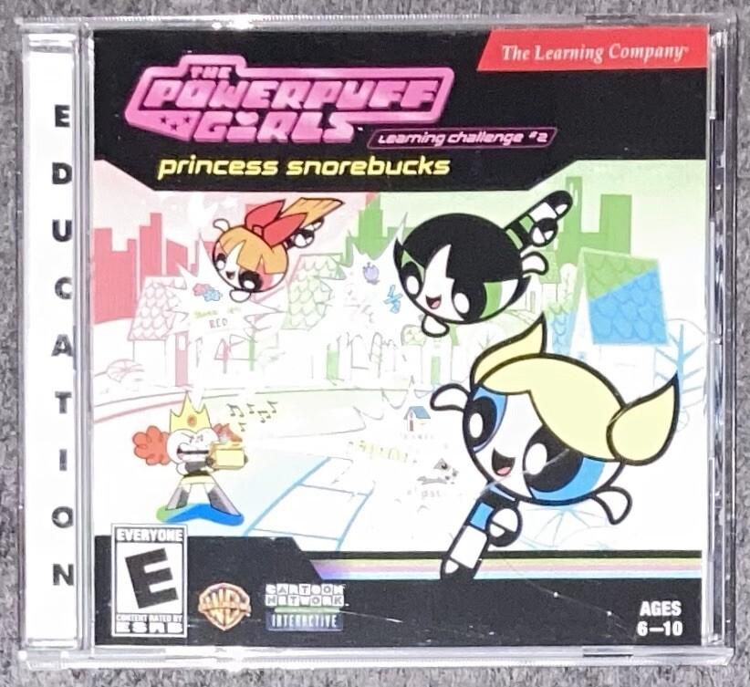 The Powerpuff Girls PC CD-ROM Princess Snorebucks Learning Challenge #2