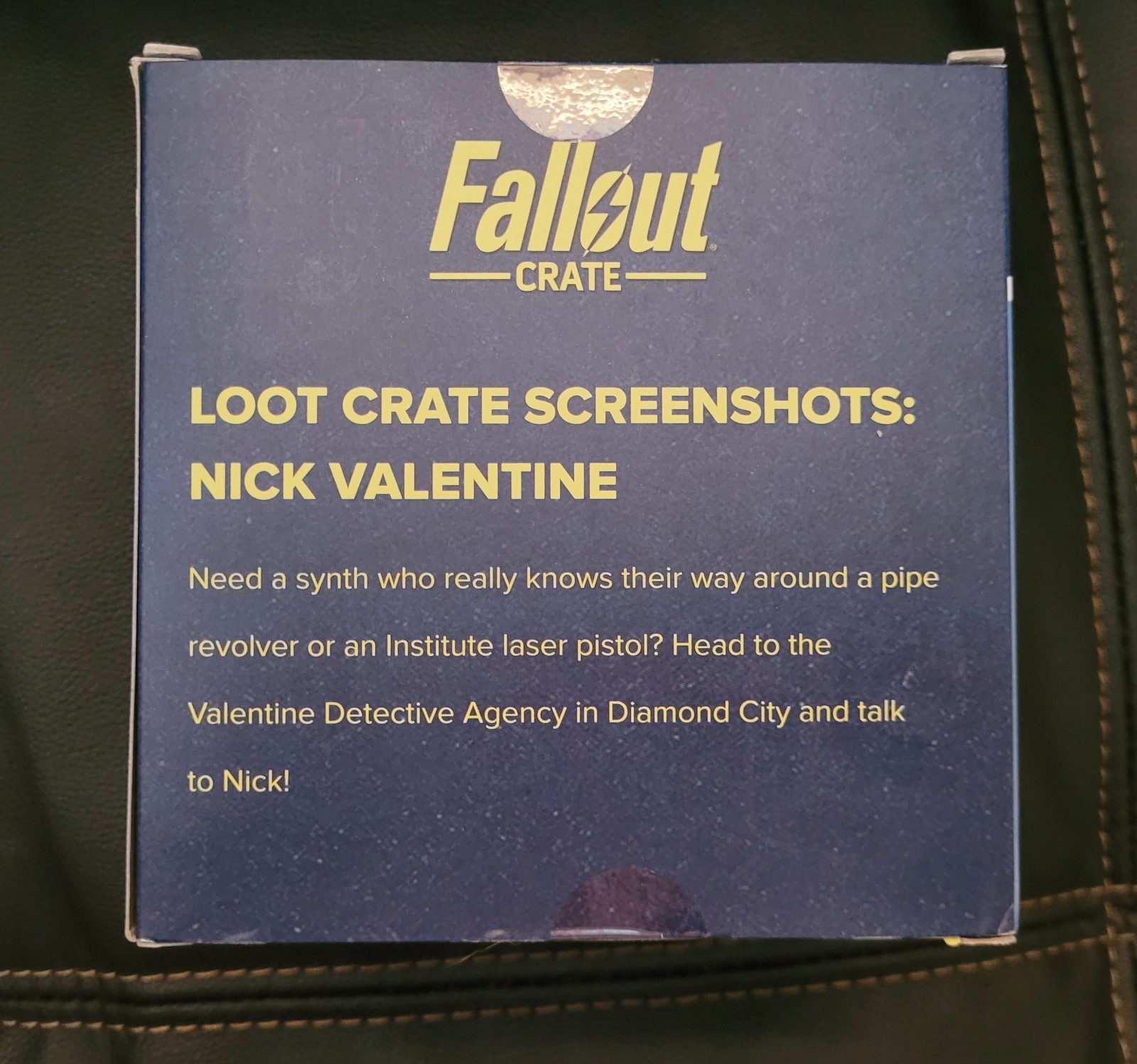 Fallout Loot Crate Screenshots Figure (Lot of 2) Paladin Danse & Nick Valentine
