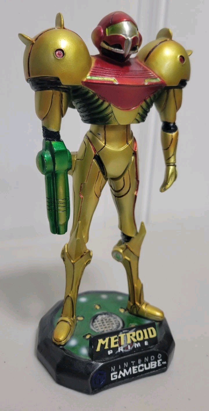METROID PRIME BOBBLEHEAD SAMUS ARAN FIGURE Nintendo Gamecube Toysite BD&A 2002