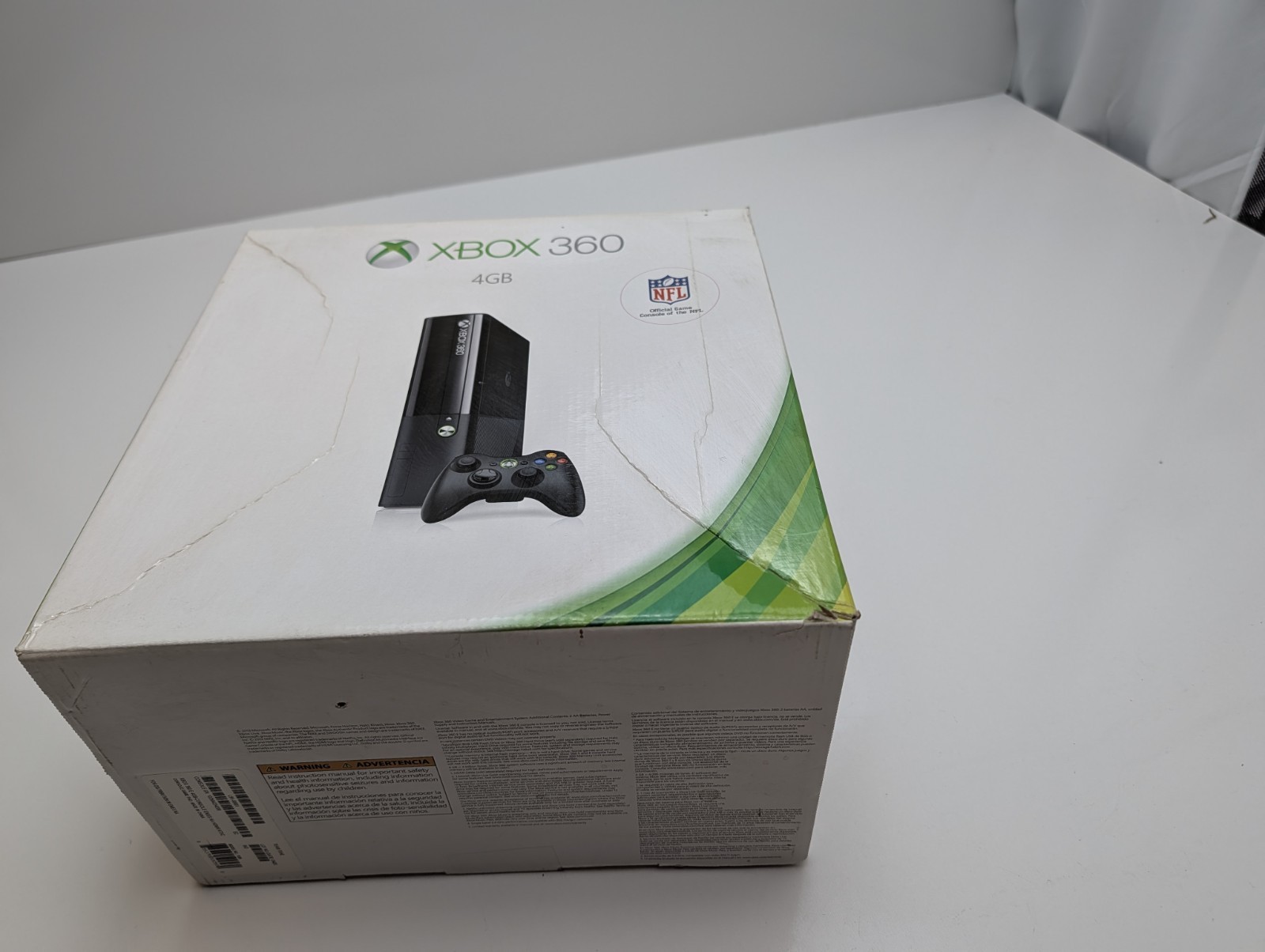 Microsoft XBOX 360 Black 4GB Video Game Console EMPTY BOX, inserts – No console!