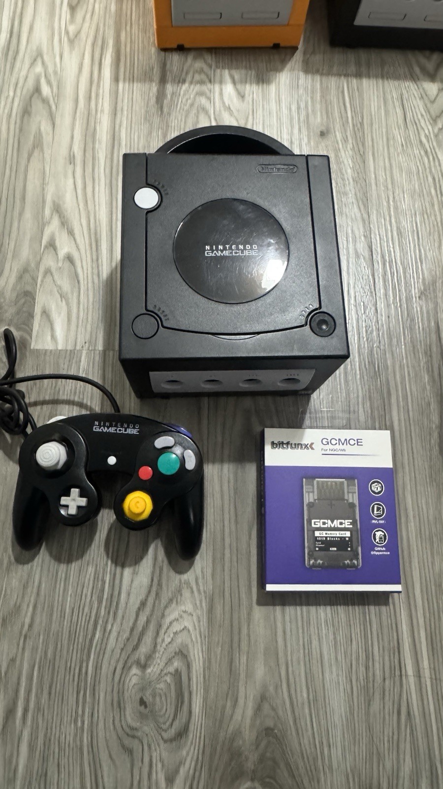 Black Nintendo GameCube HDMI Console w/ Accessories