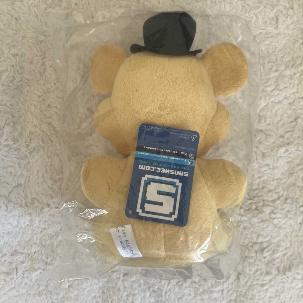 Sanshee Five Nights at Freddy’s Golden Freddy Plush Doll 2015 Factory Sealed