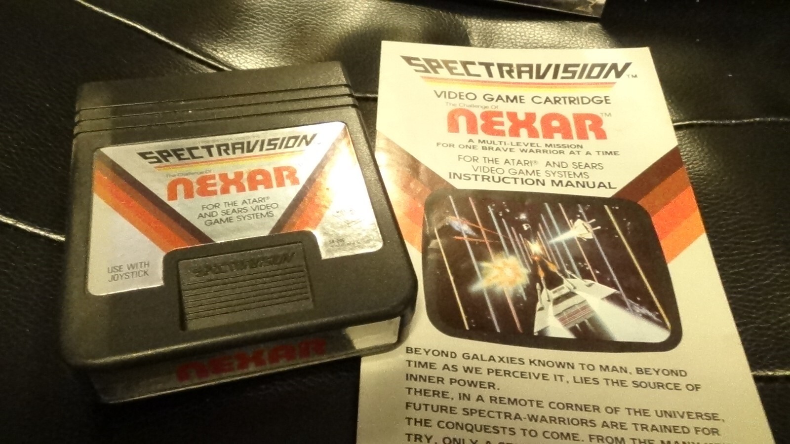 Challenge of Nexar Atari 2600 1982 SpectraVision Shoot ‘Em Up CIB Tested
