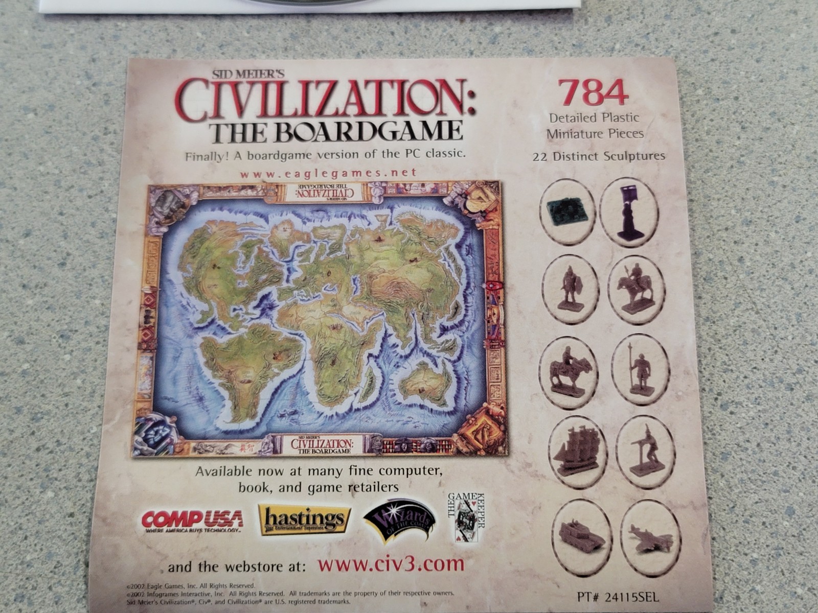 WINDOWS PC – CIVILIZATION III GOTY EDITION & PLAY THE WORLD EXPANSION – NM DISCS