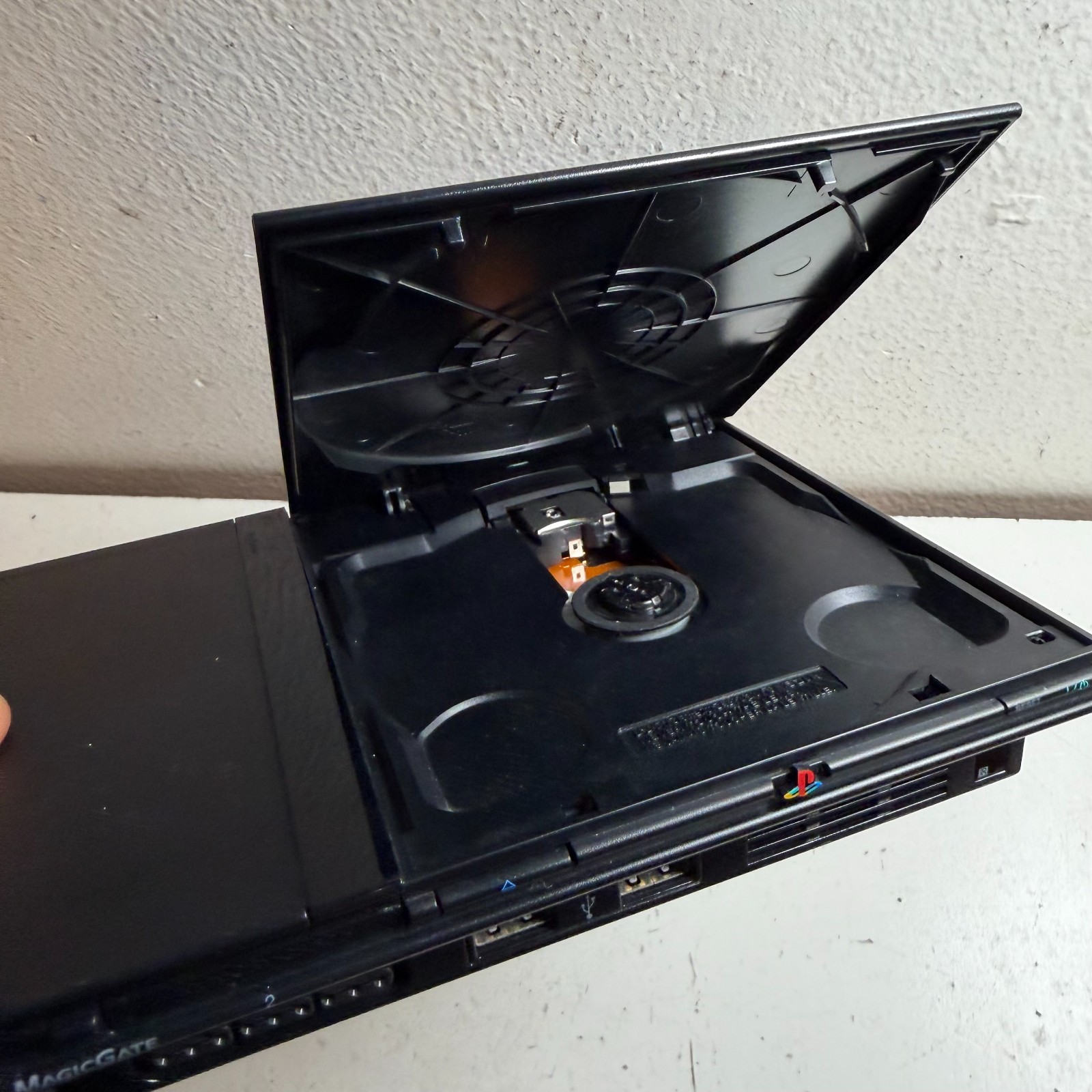 Sony PlayStation 2 Slim SCPH-70001 Black Home Video Game Console – For Parts