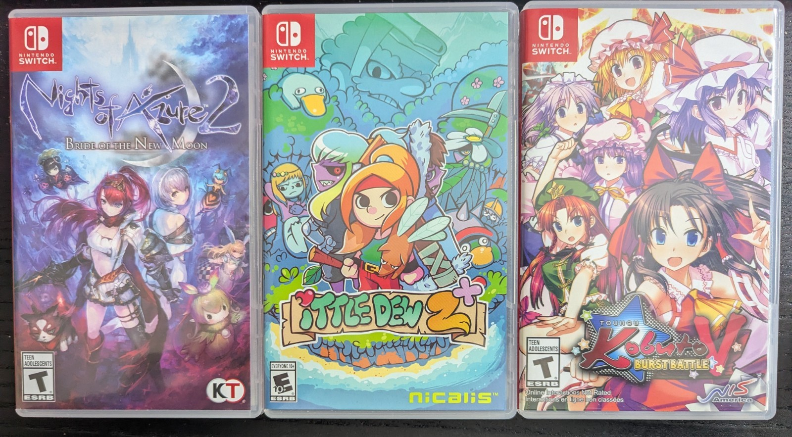 Nintendo Switch Game bundle Assorted JRPG Rhythm Fighting Games – Lot Of 7 – CIB