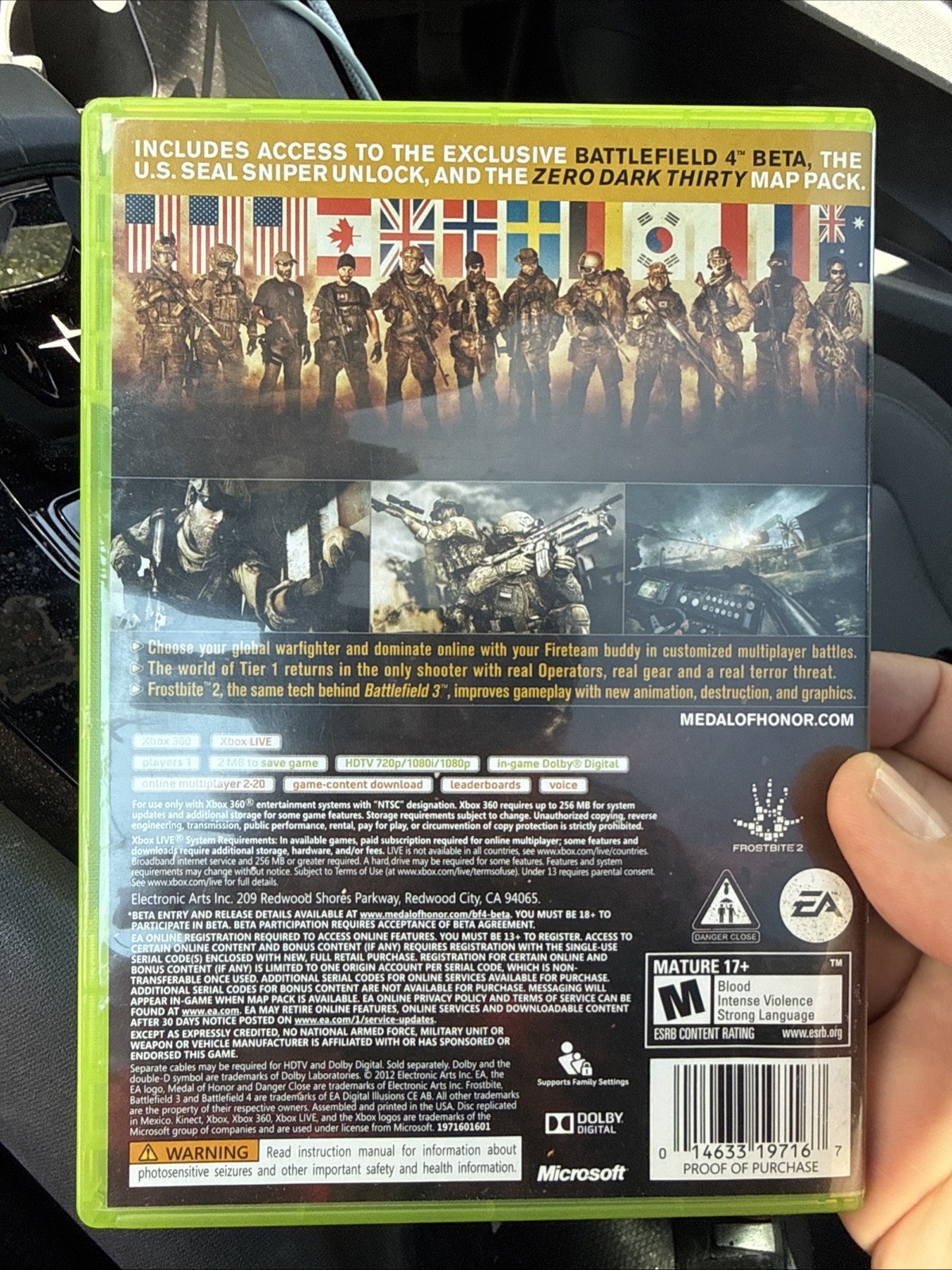 Medal of Honor: Warfighter — Limited Edition (Microsoft Xbox 360, 2012)
