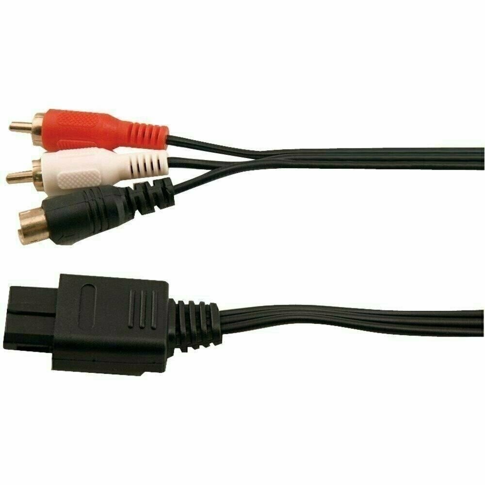 S-Video AV Cable for Nintendo 64 N64 System Audio Video SNES Cord A/V
