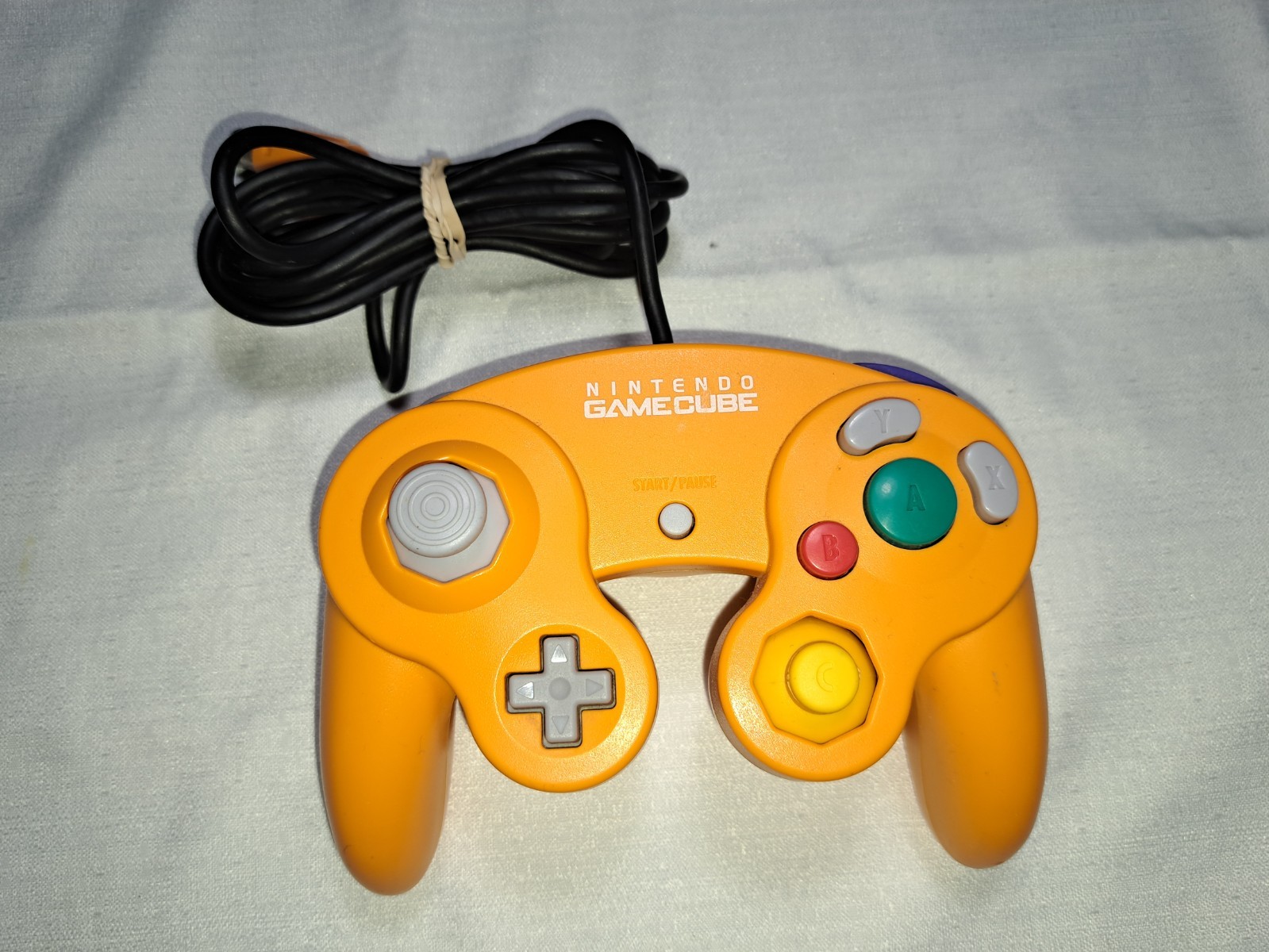 OEM Nintendo GameCube Controller Authentic Tested Tight Stick Clean Orange GC