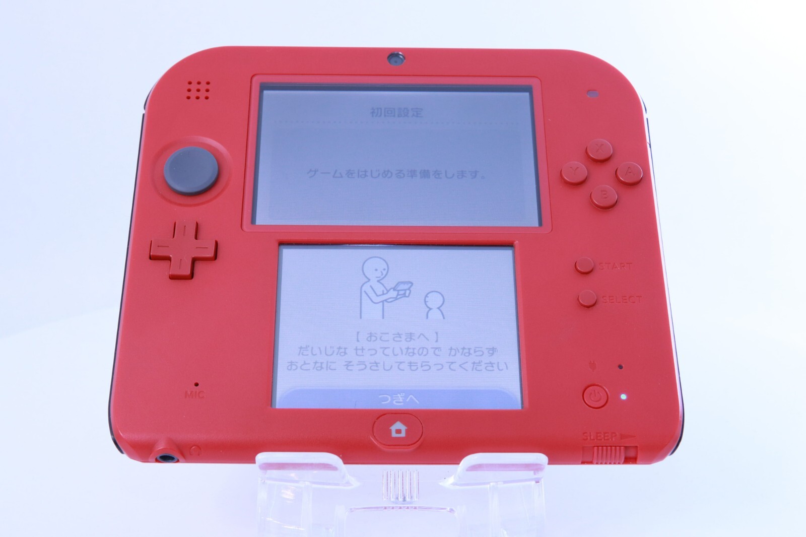 JP Game Nintendo 2DS Red [Rank:S] W/Box Region-locked