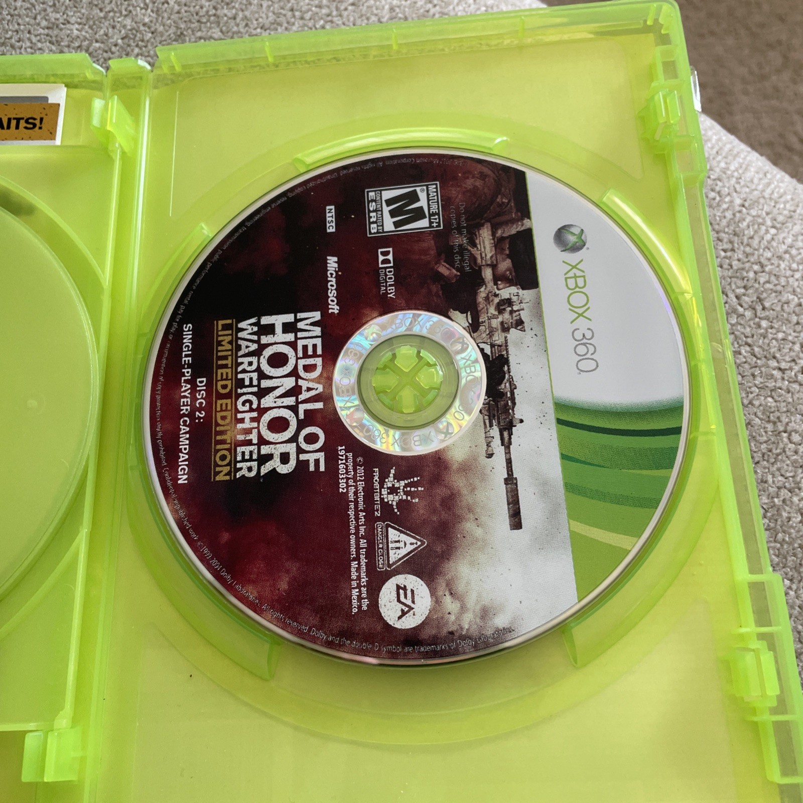 Medal of Honor Warfighter Limited Edition Xbox 360 Complete CIB Tested