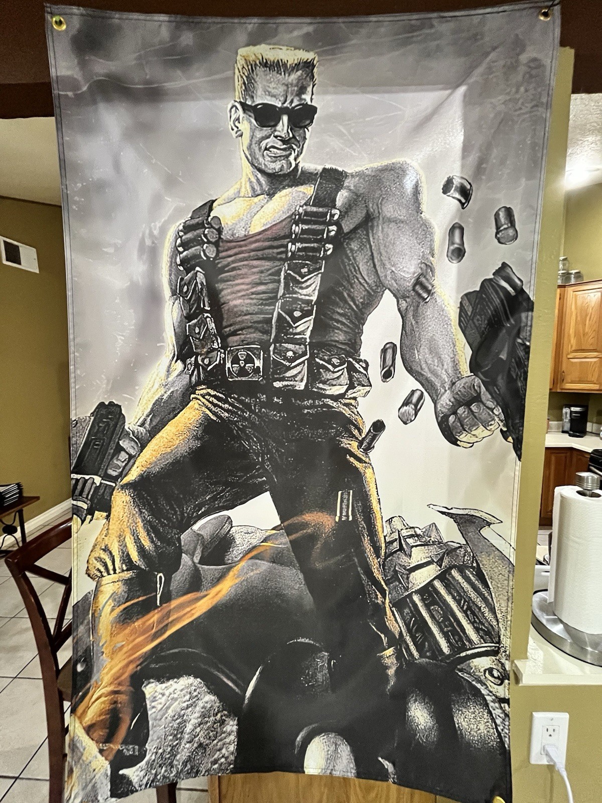 Duke Nukem 3D 5ft Flag Banner 1996 3D Realms Poster PC