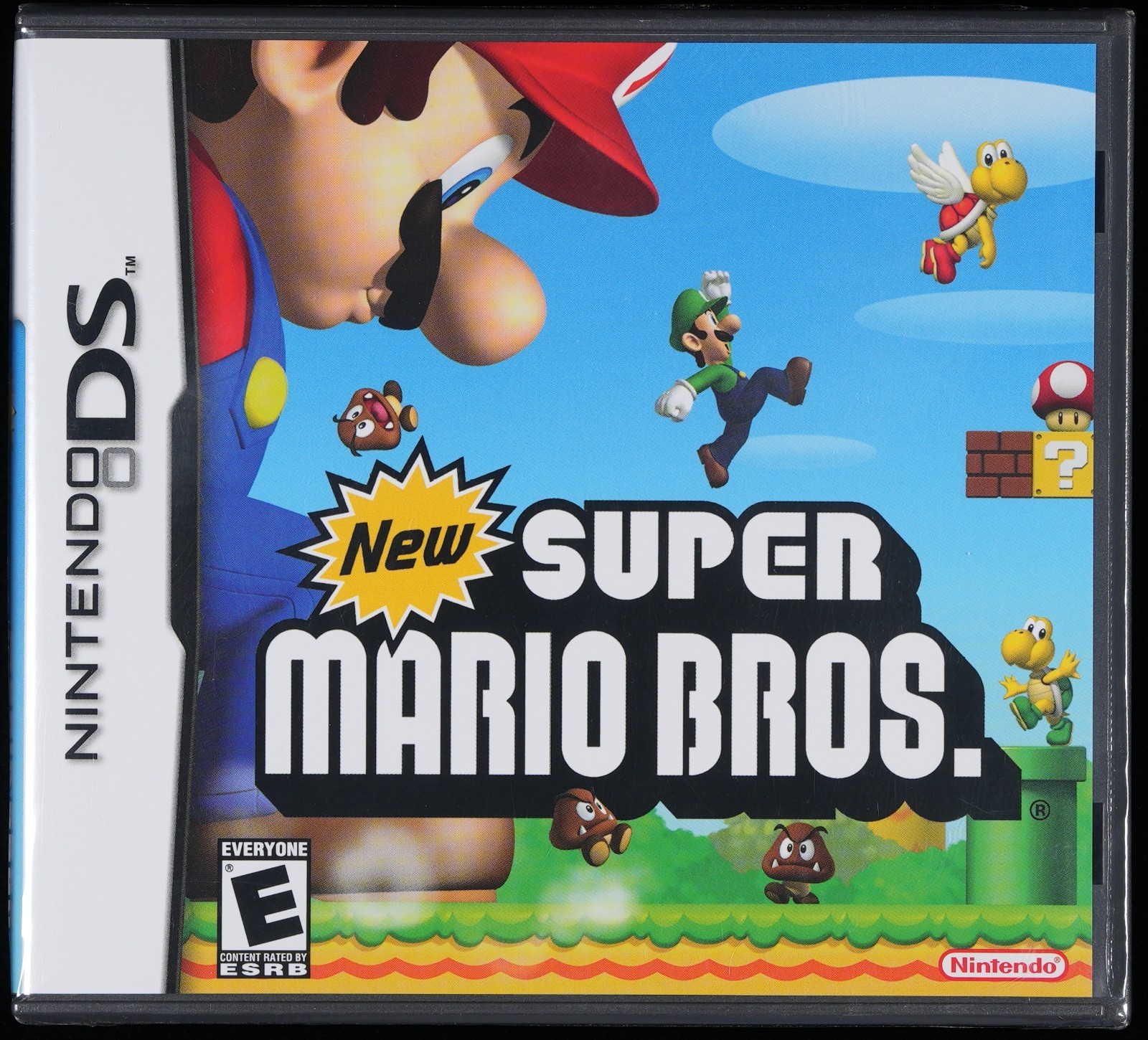 New Super Mario Bros Nintendo DS PSA 9.6 A+ Sealed Red Nintendo Logo First Print
