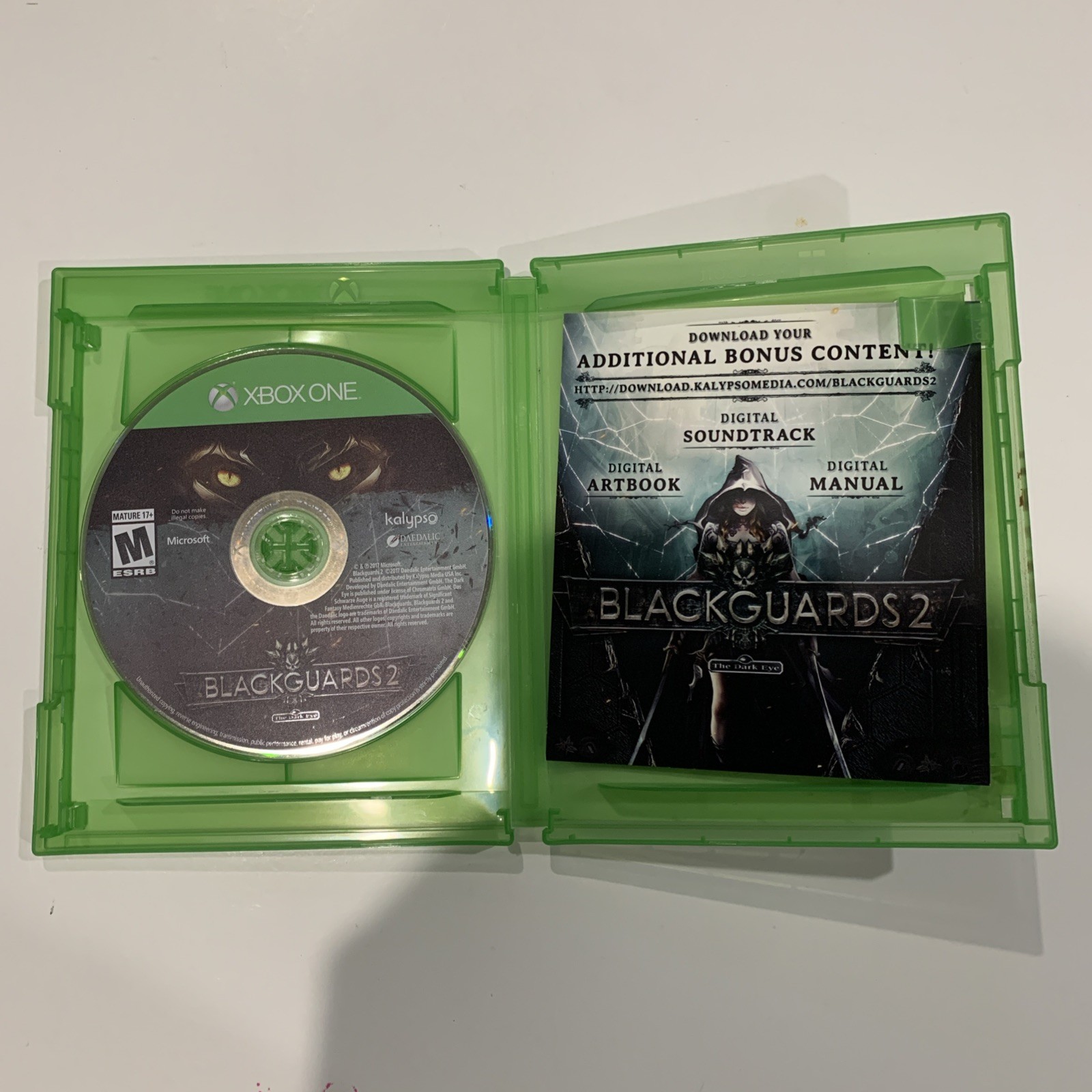 XBOX ONE Blackguards 2 Limited Day One Edition + Artbook + Soundtrack