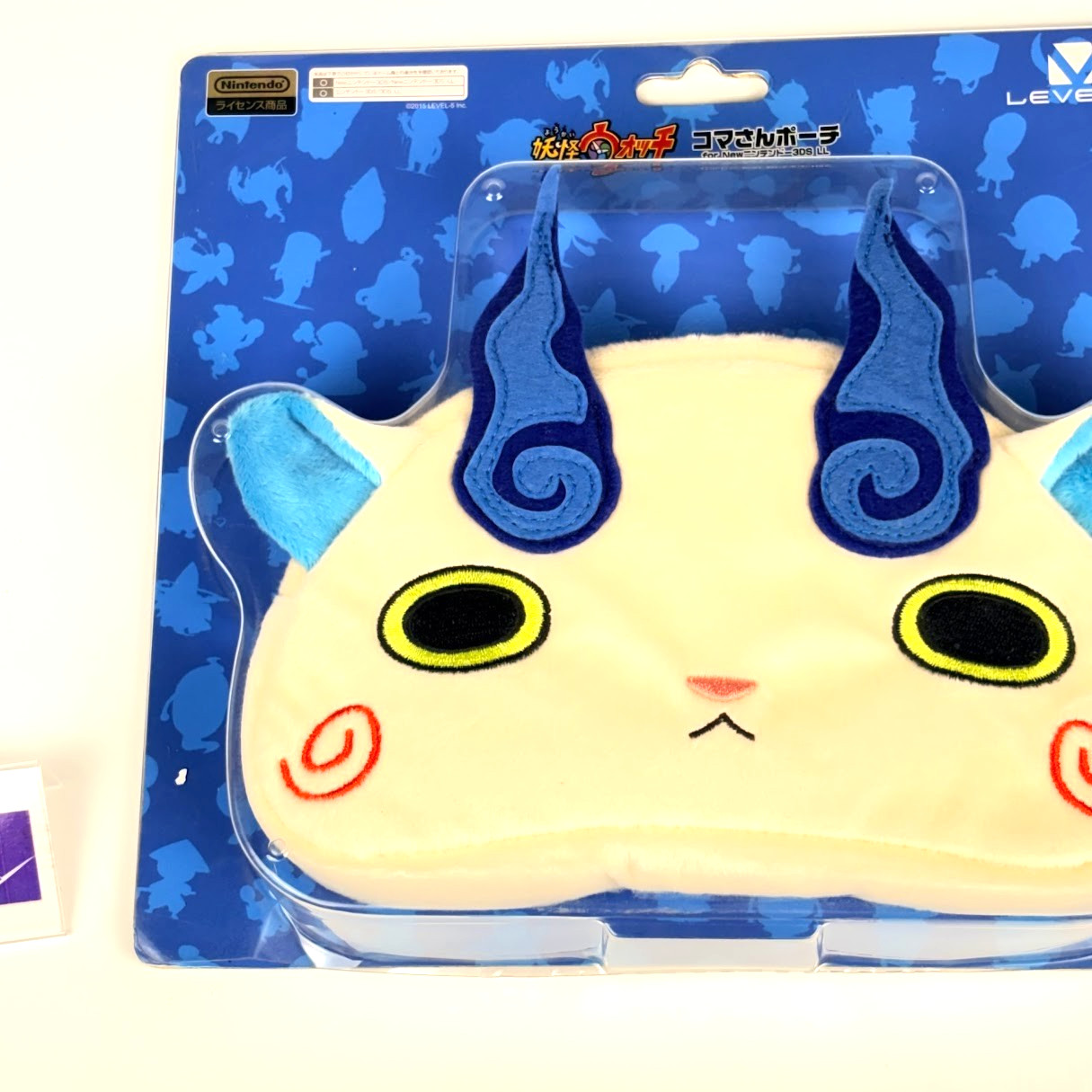Yo-kai Watch Komasan Plush Pouch Case for Nintendo 3DS LL Japan