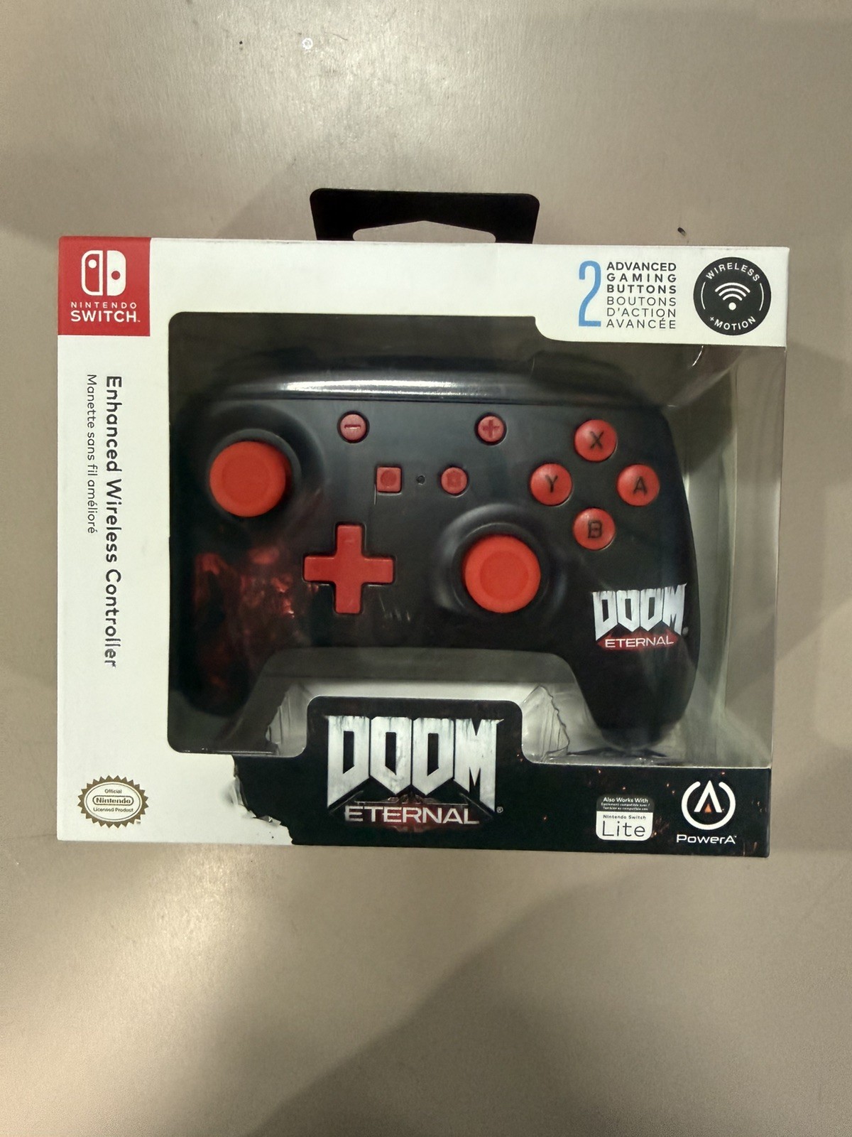 Nintendo Switch Doom Eternal Wireless Controller PowerA New