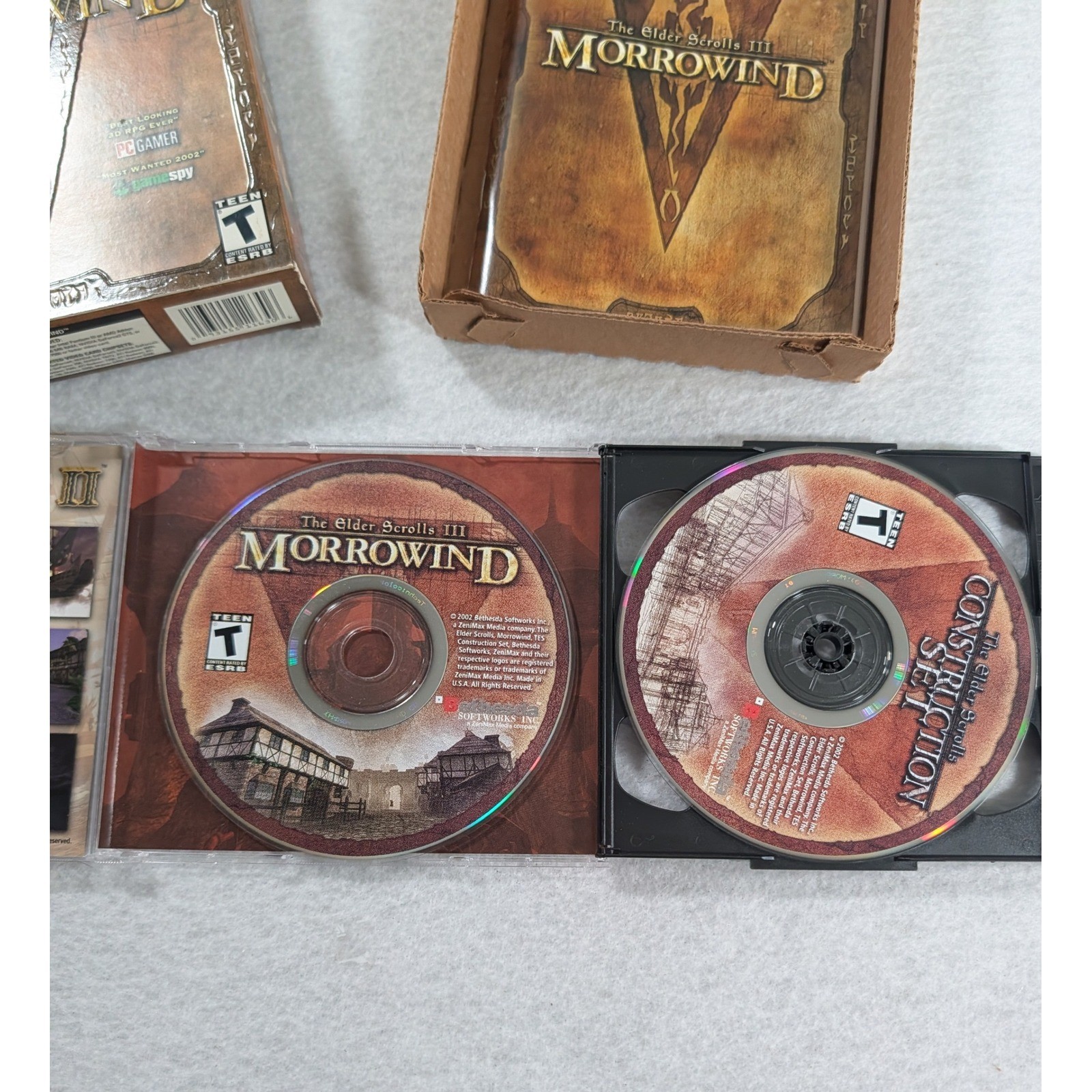 Vintage PC Game Lot Morrowind Rome Total War Age of Empires Pirates Stronghold